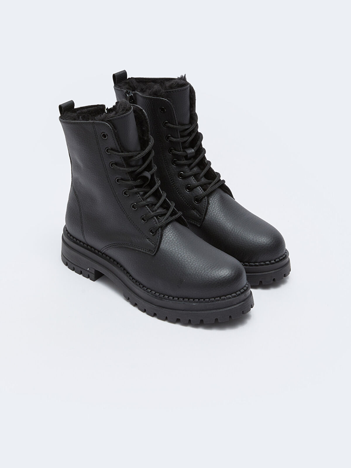 Leather-Look Strap & Buckle Women's Casual Shoe