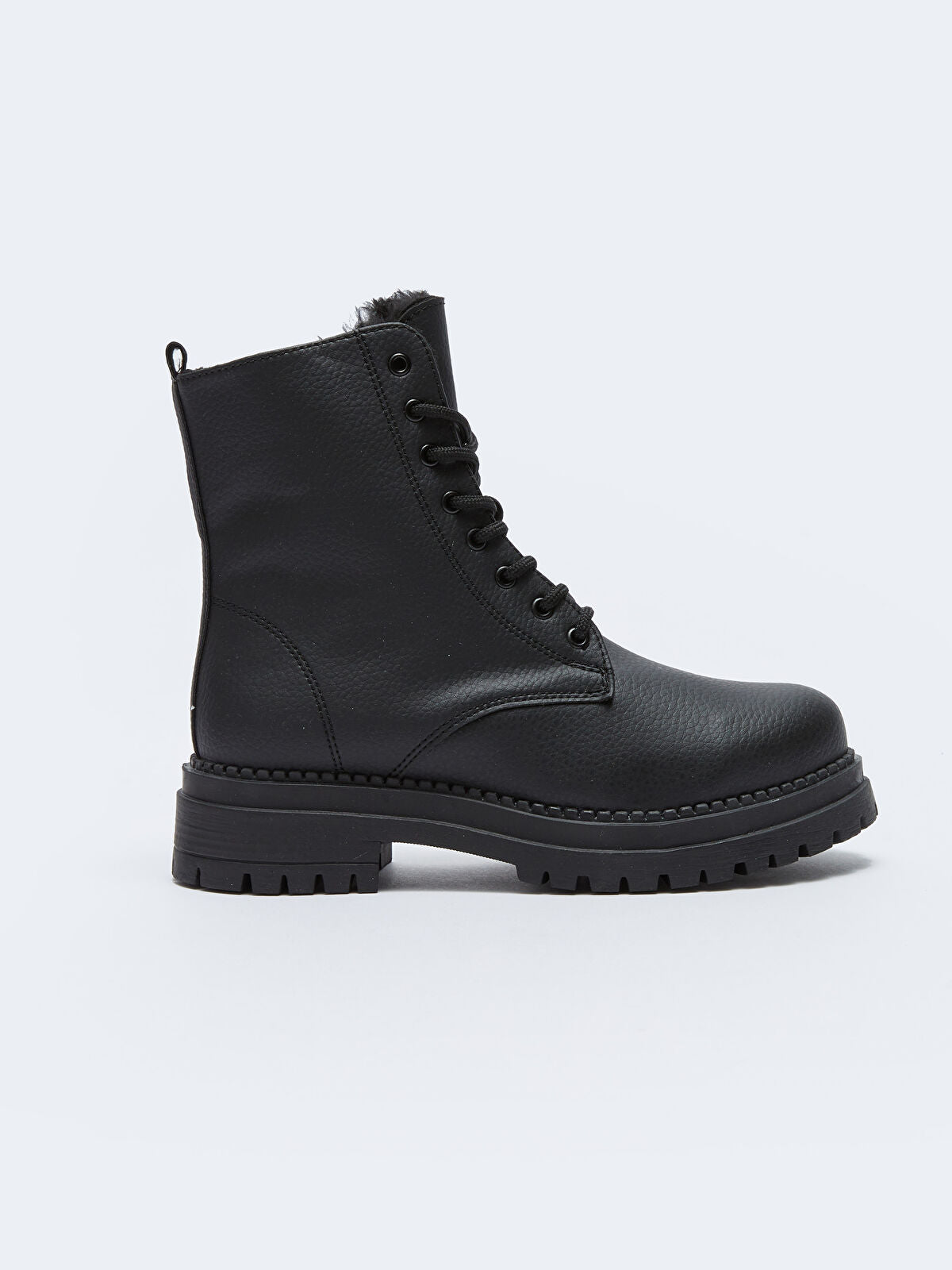 Leather-Look Strap & Buckle Women's Casual Shoe