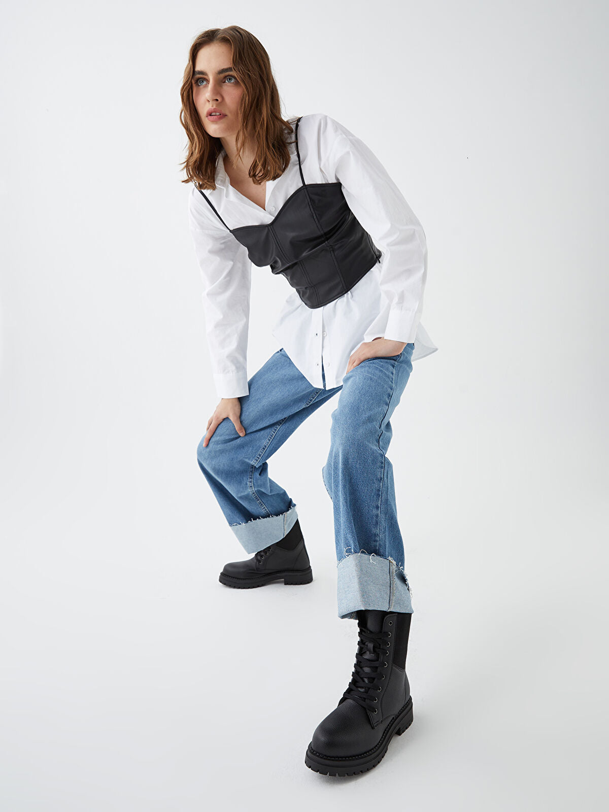 Thick Sole Strapped Women's Boot