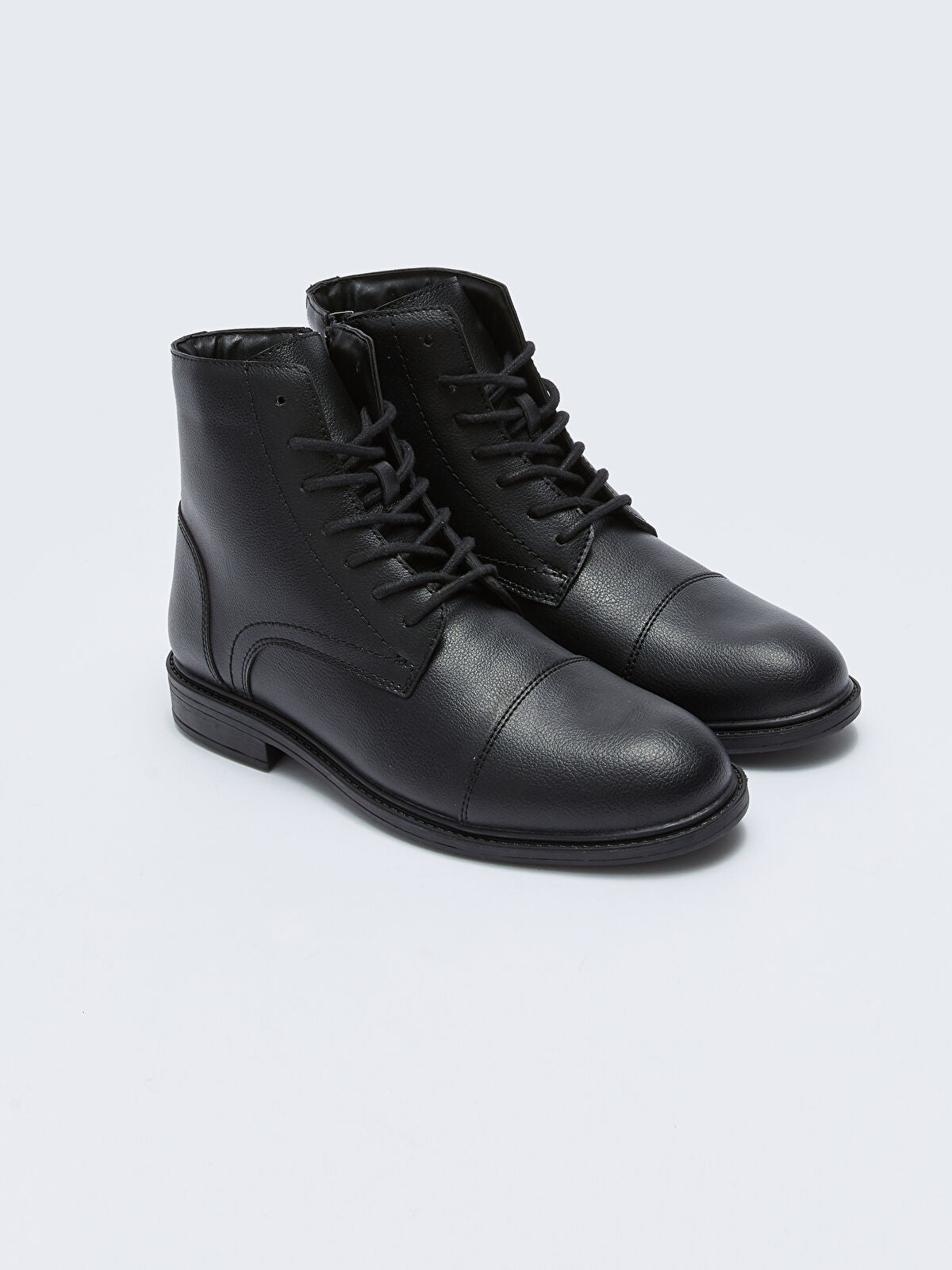Leather-Look Ankle Boot for Men
