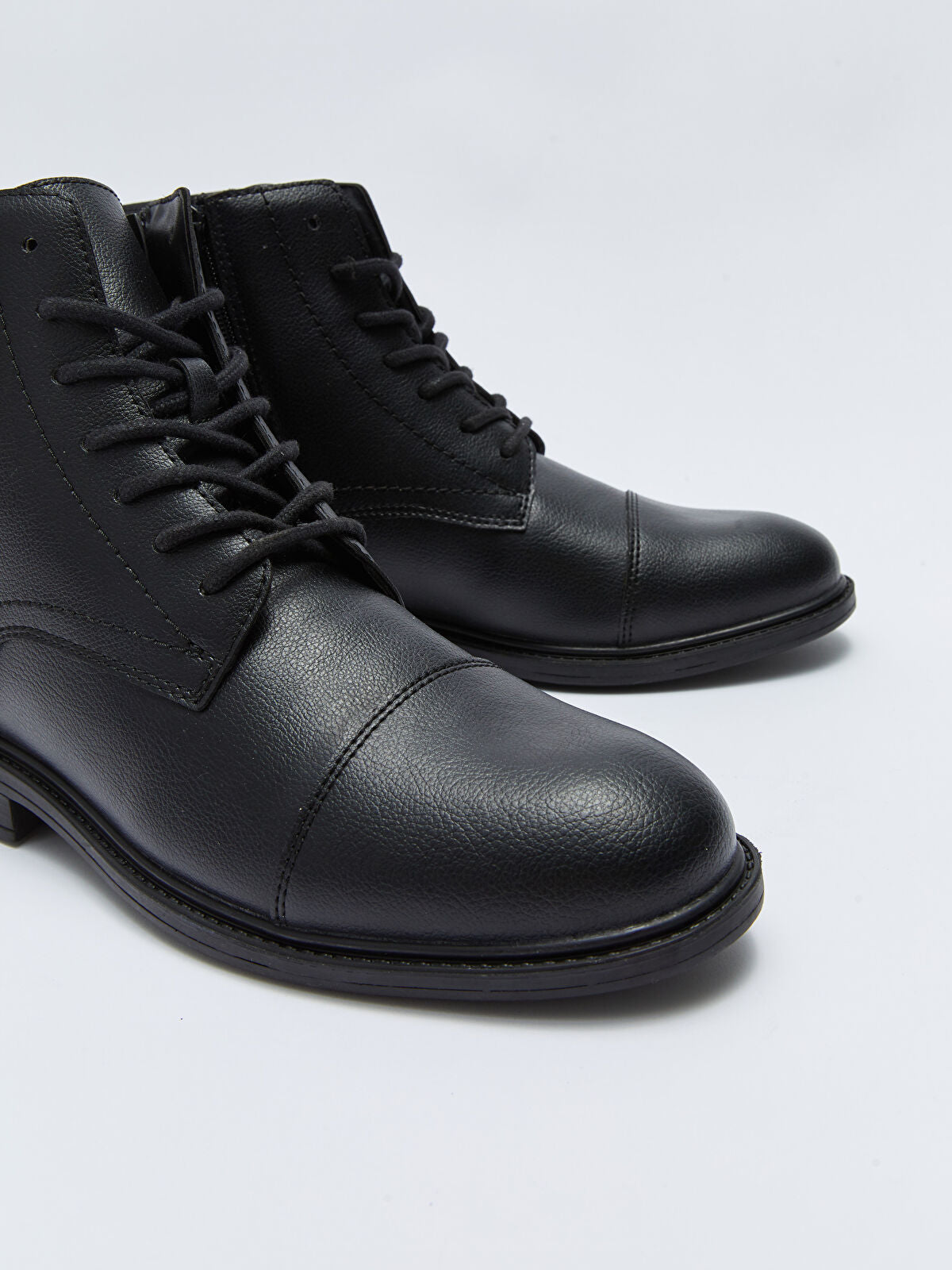 Leather-Look Ankle Boot for Men