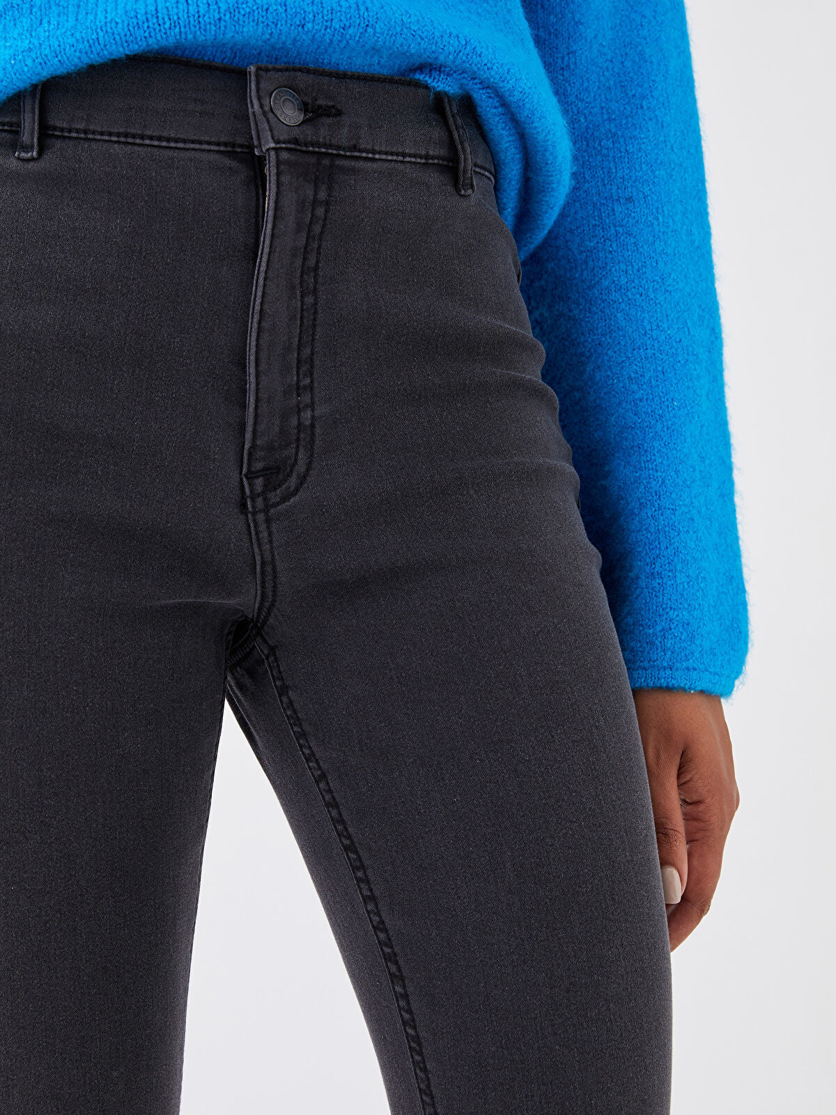High Waist Jupiter Super Skinny Fit Lining Women's Jeans Pants