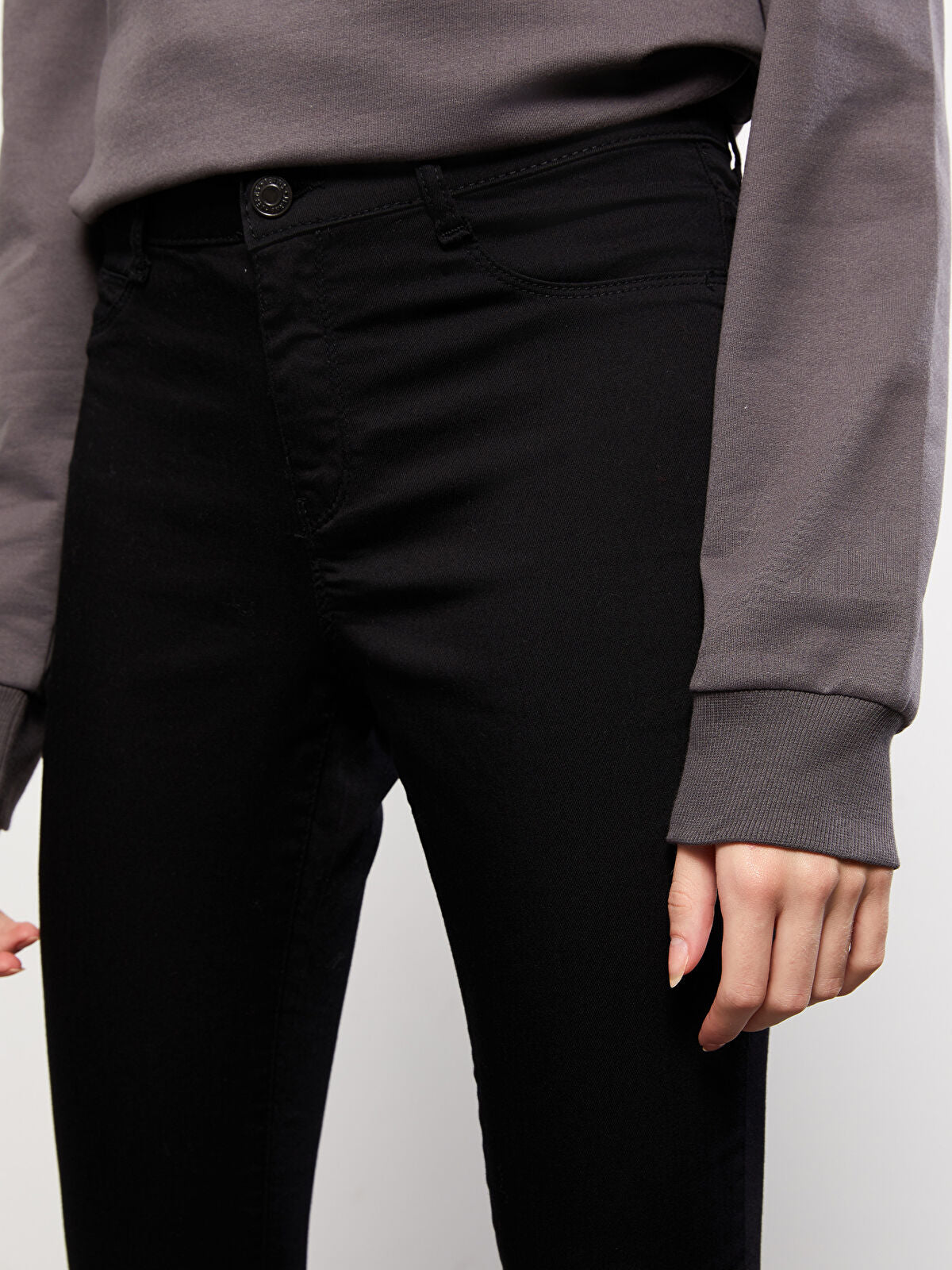 LCW Jeans Black Jupiter Super Skinny Fit Women's Jean Trousers