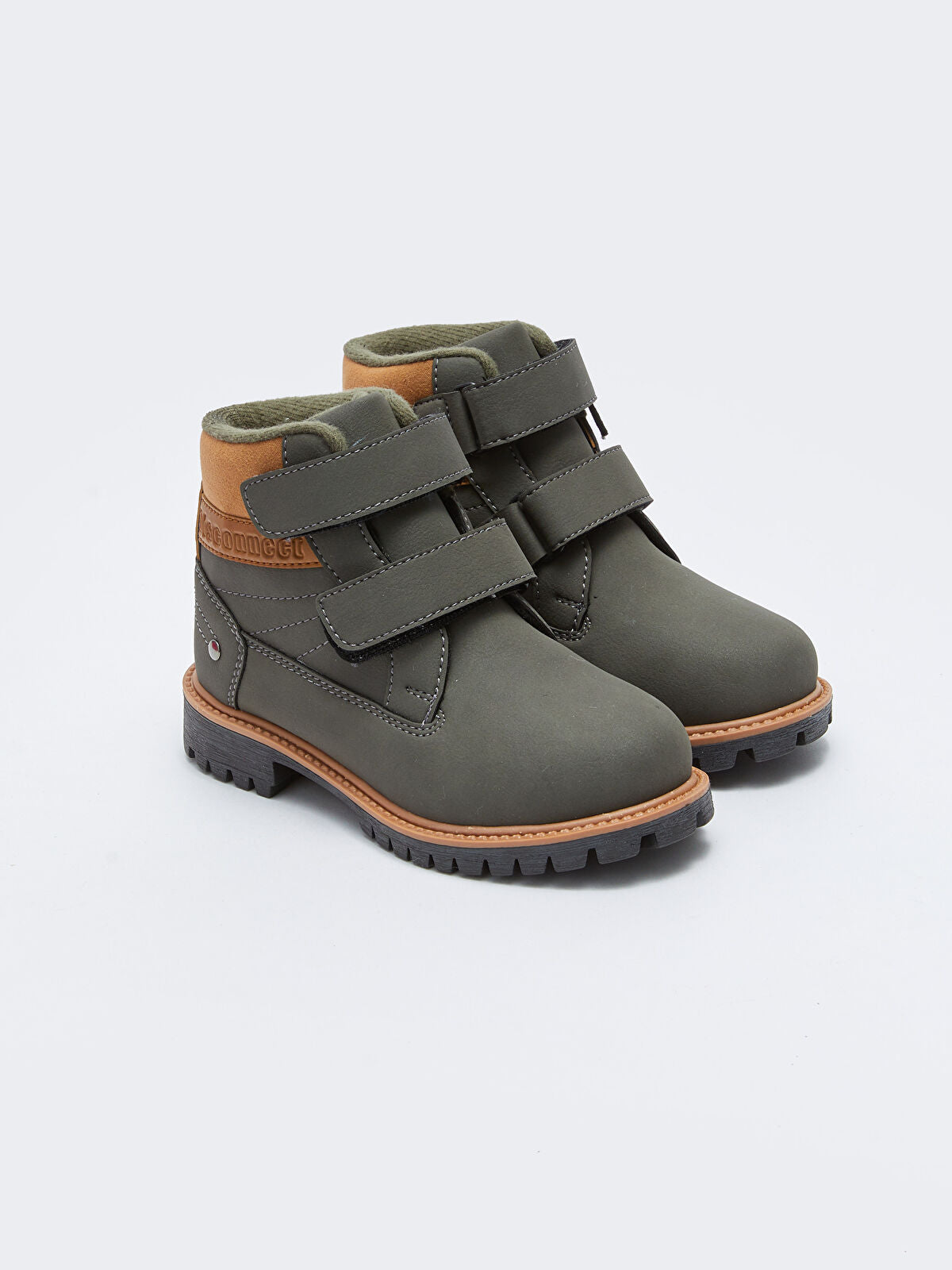 Leather-Look Zip-Up Boys' Boot