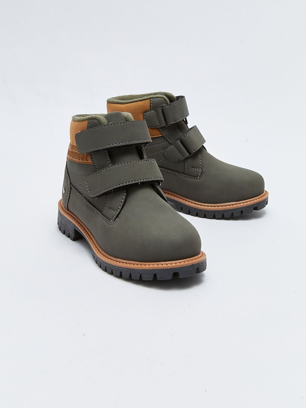 Leather-Look Zip-Up Boys' Boot