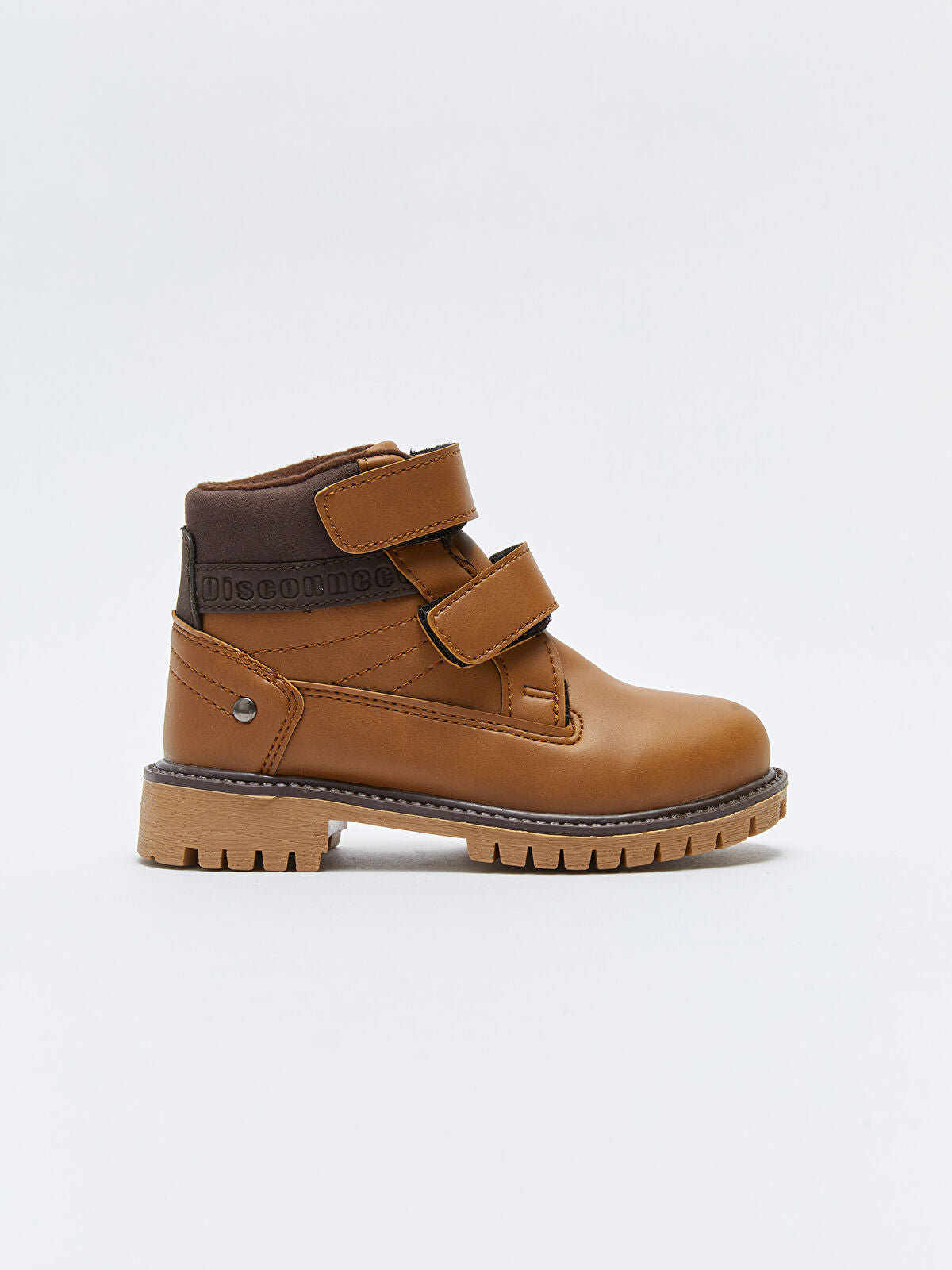 Leather-Look Zip-Up Boys' Boot