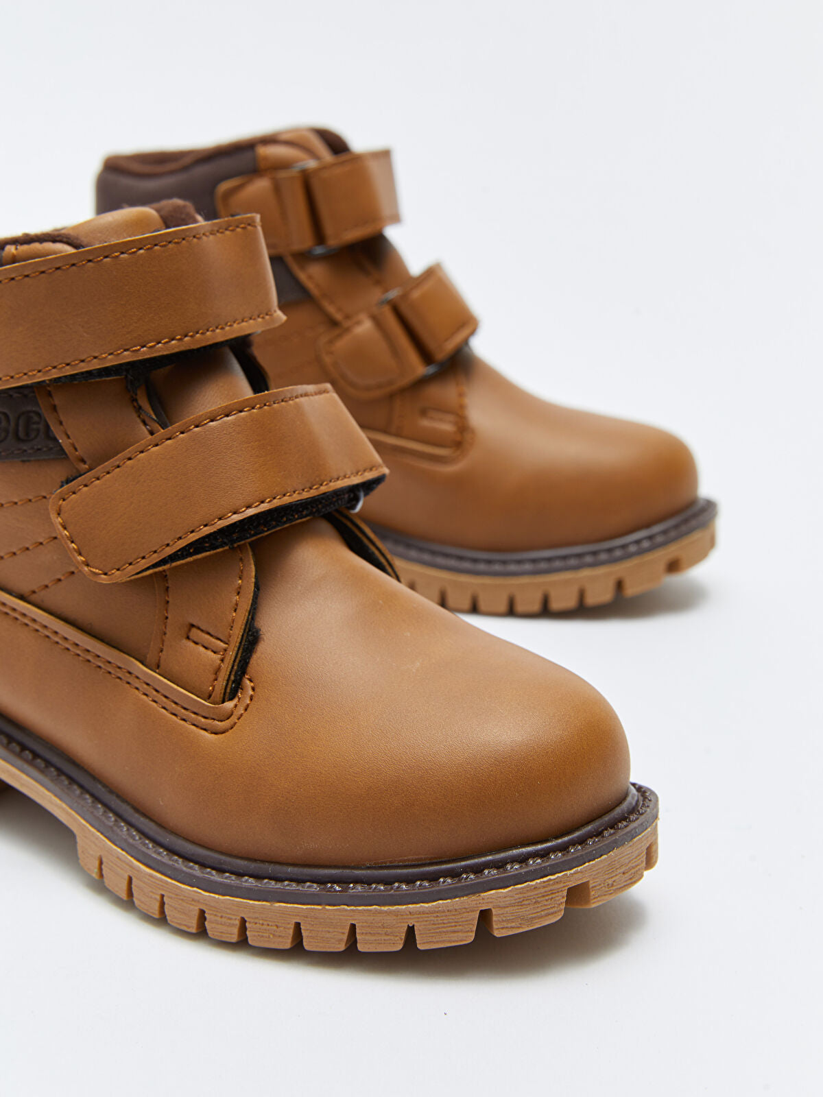 Leather-Look Zip-Up Boys' Boot