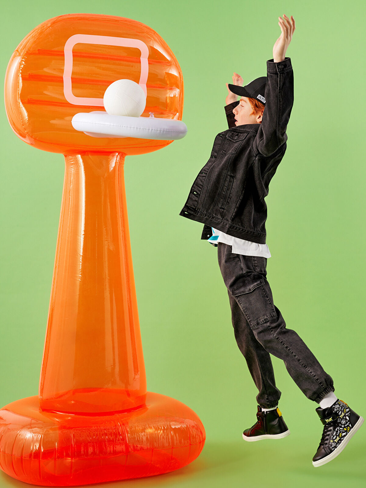 Printed Boys' Rain Boot