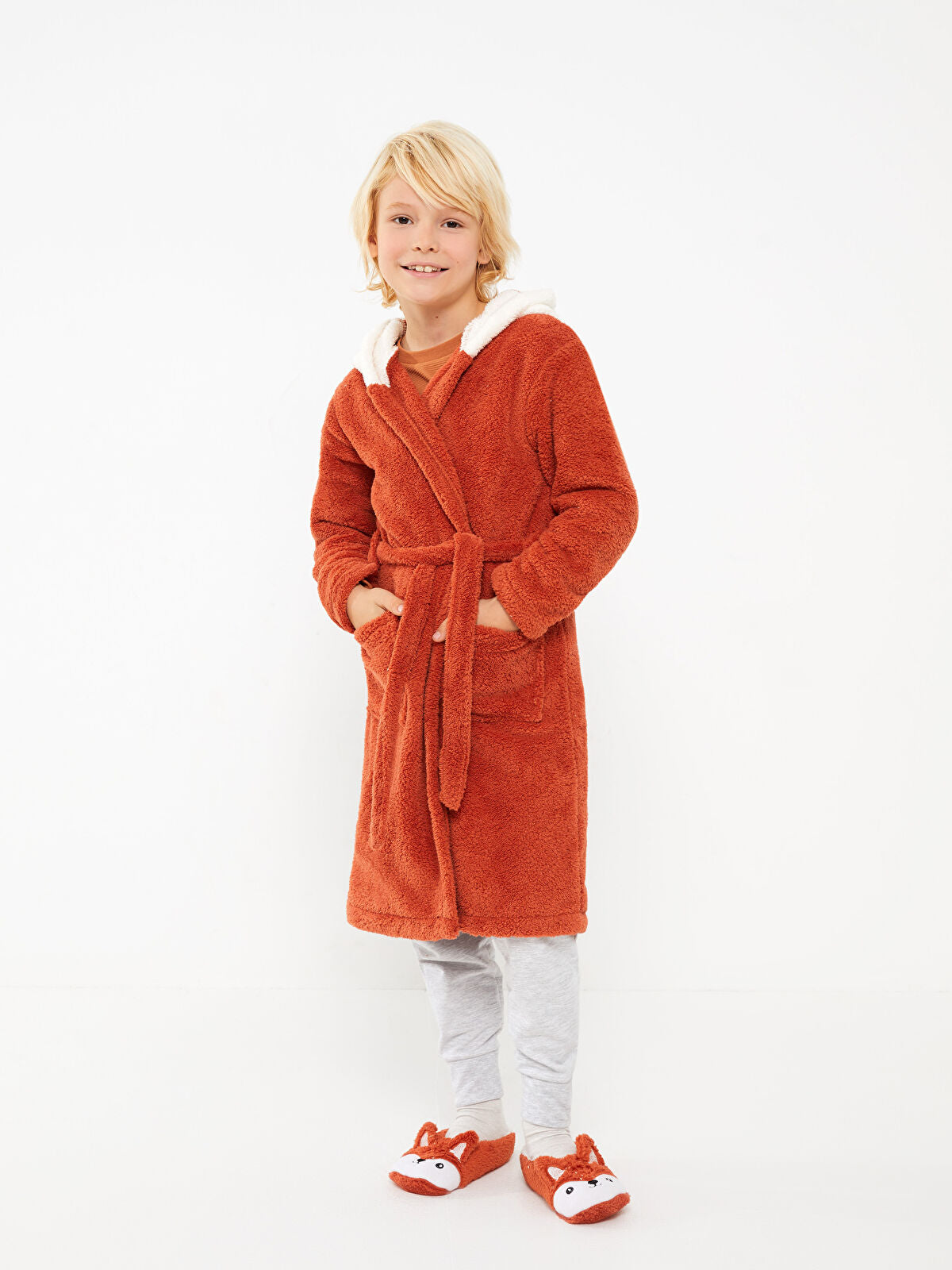 Long-Sleeved Wellsoft Boys' Morning Gown