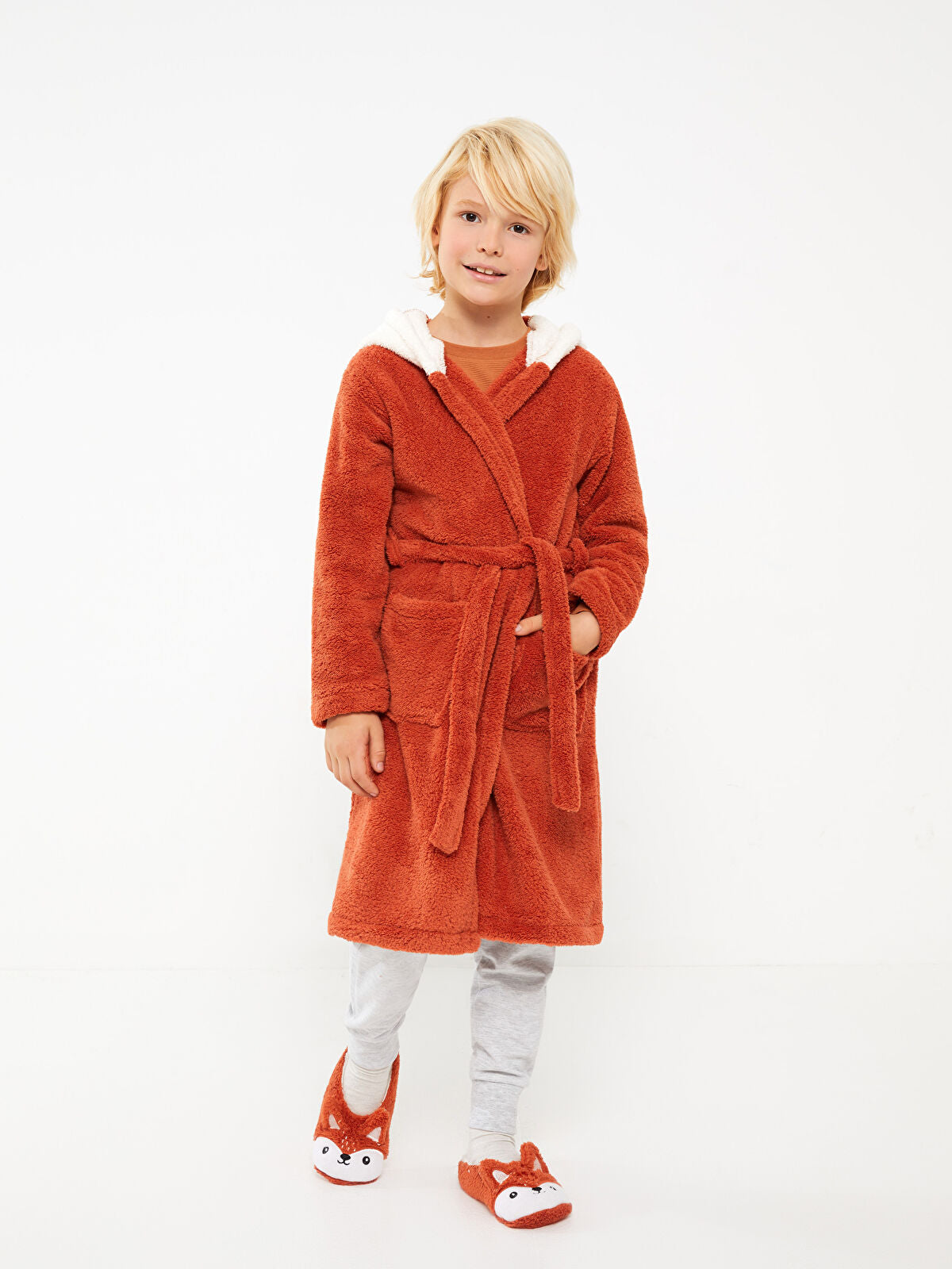 Long-Sleeved Wellsoft Boys' Morning Gown