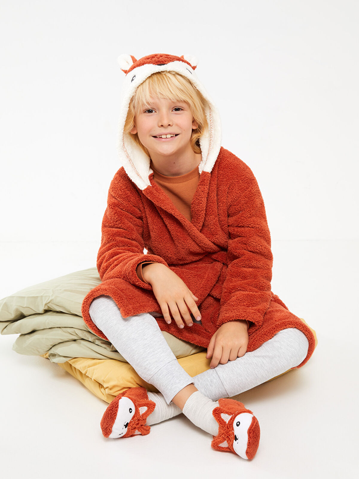 Long-Sleeved Wellsoft Boys' Morning Gown