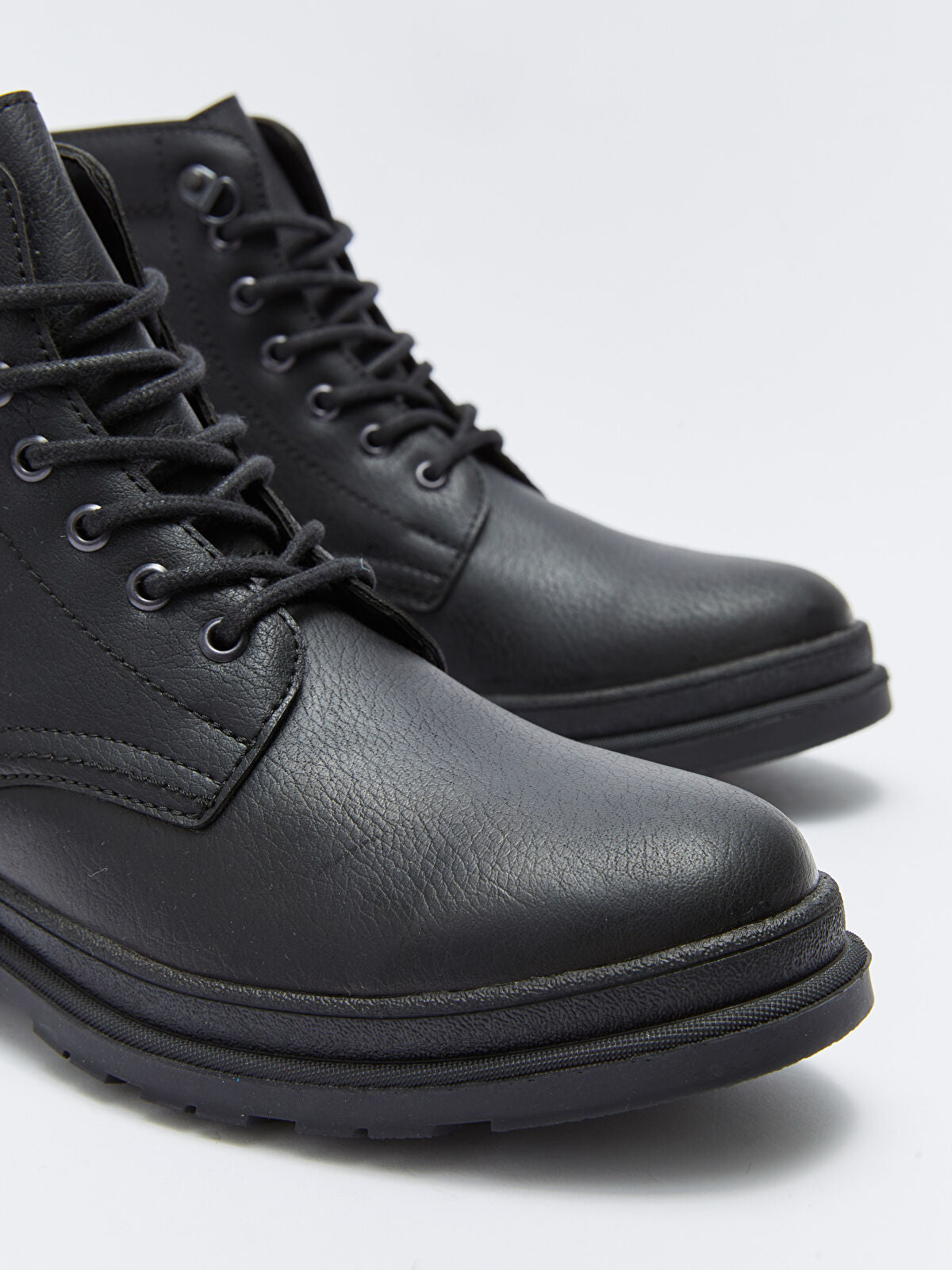 Leather-Look Ankle Boot for Men