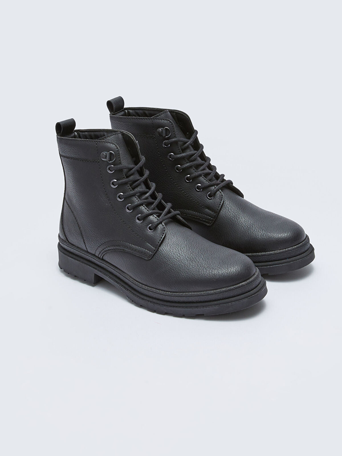 Leather-Look Ankle Boot for Men