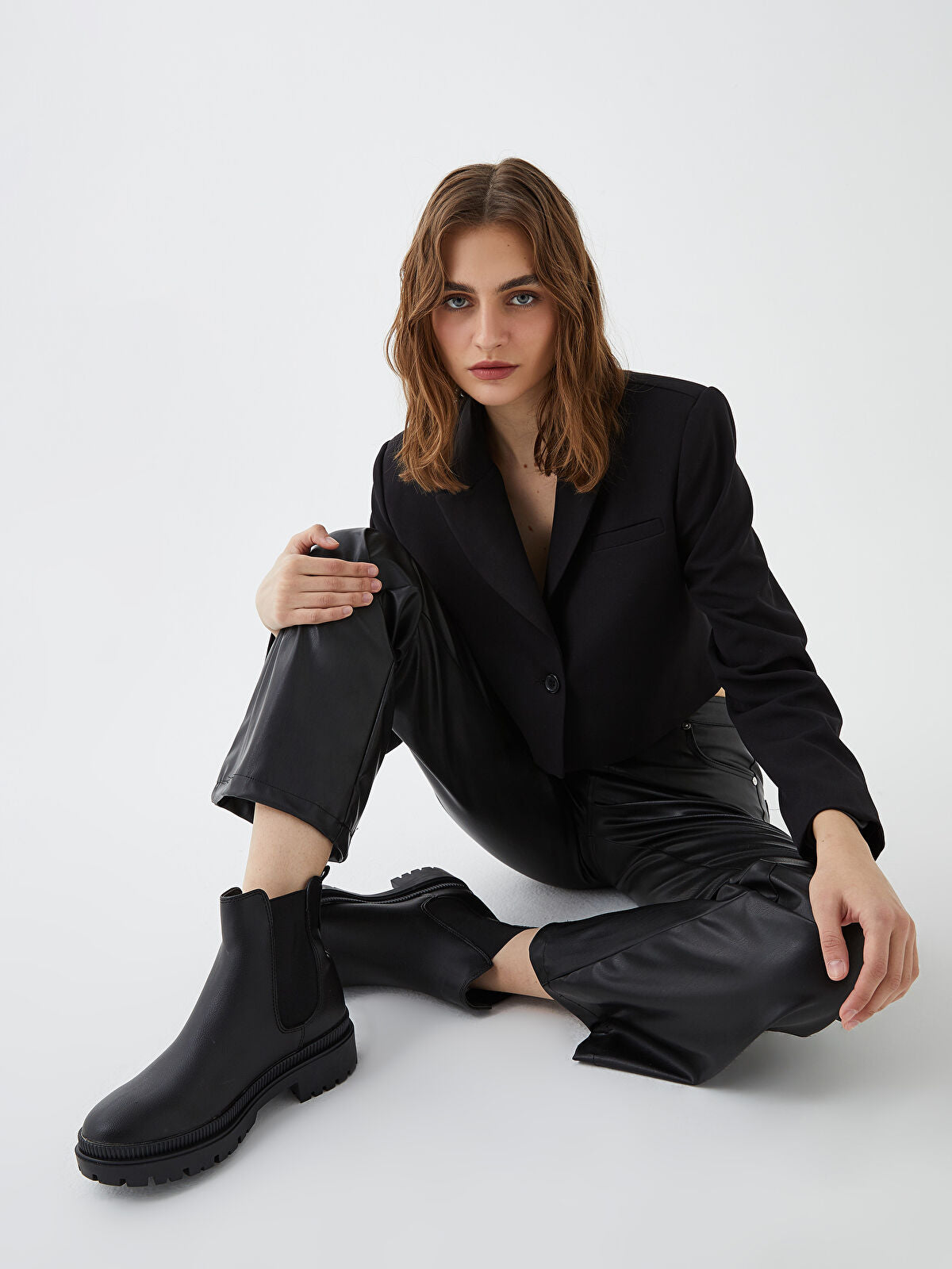 Women's Leather-Look Boot