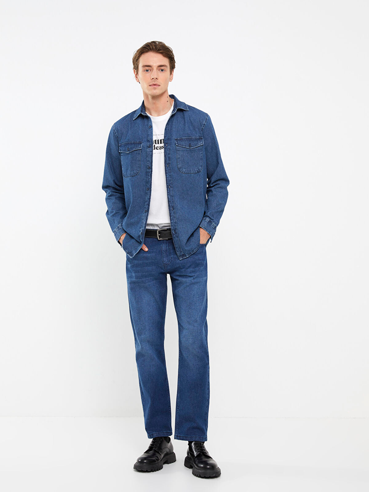 Slim Fit Men's Jeans Jacket
