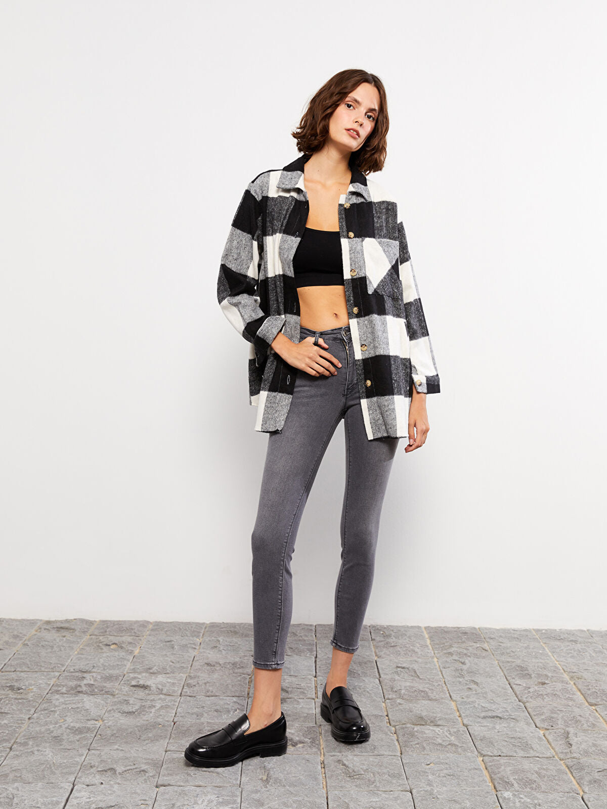 Regular Waist Mercury Skinny Fit Women's Jeans Pants