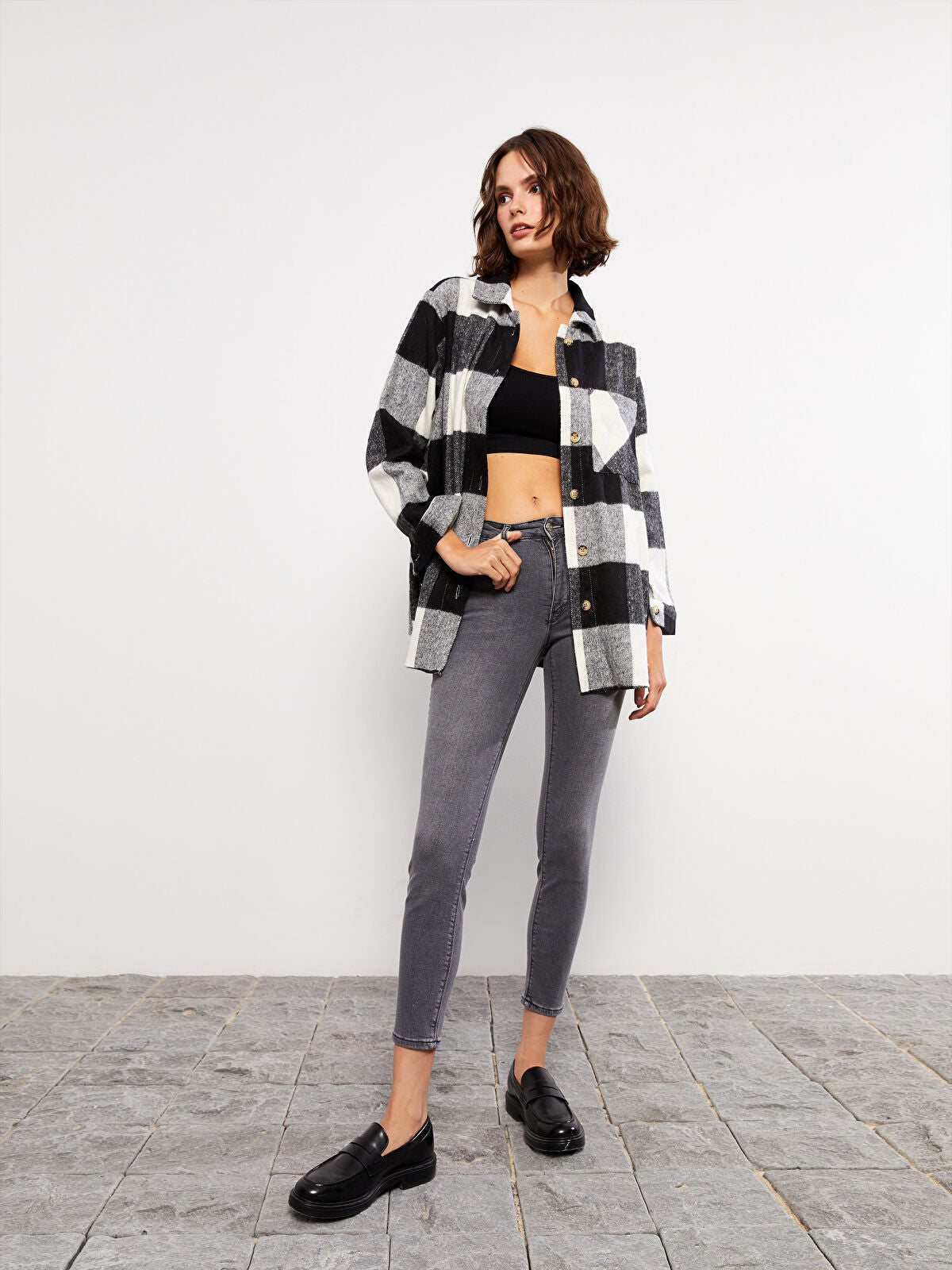 Regular Waist Mercury Skinny Fit Women's Jeans Pants
