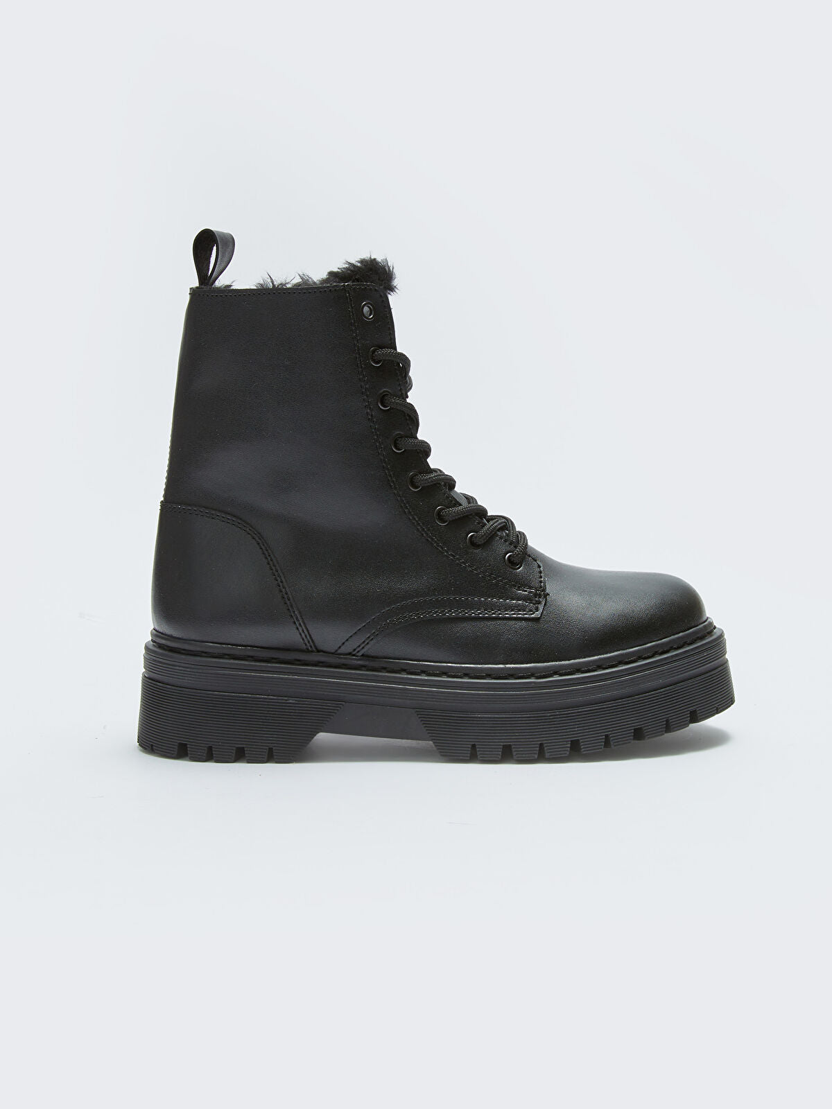 Knotted Thick Sole Women Fur Boot