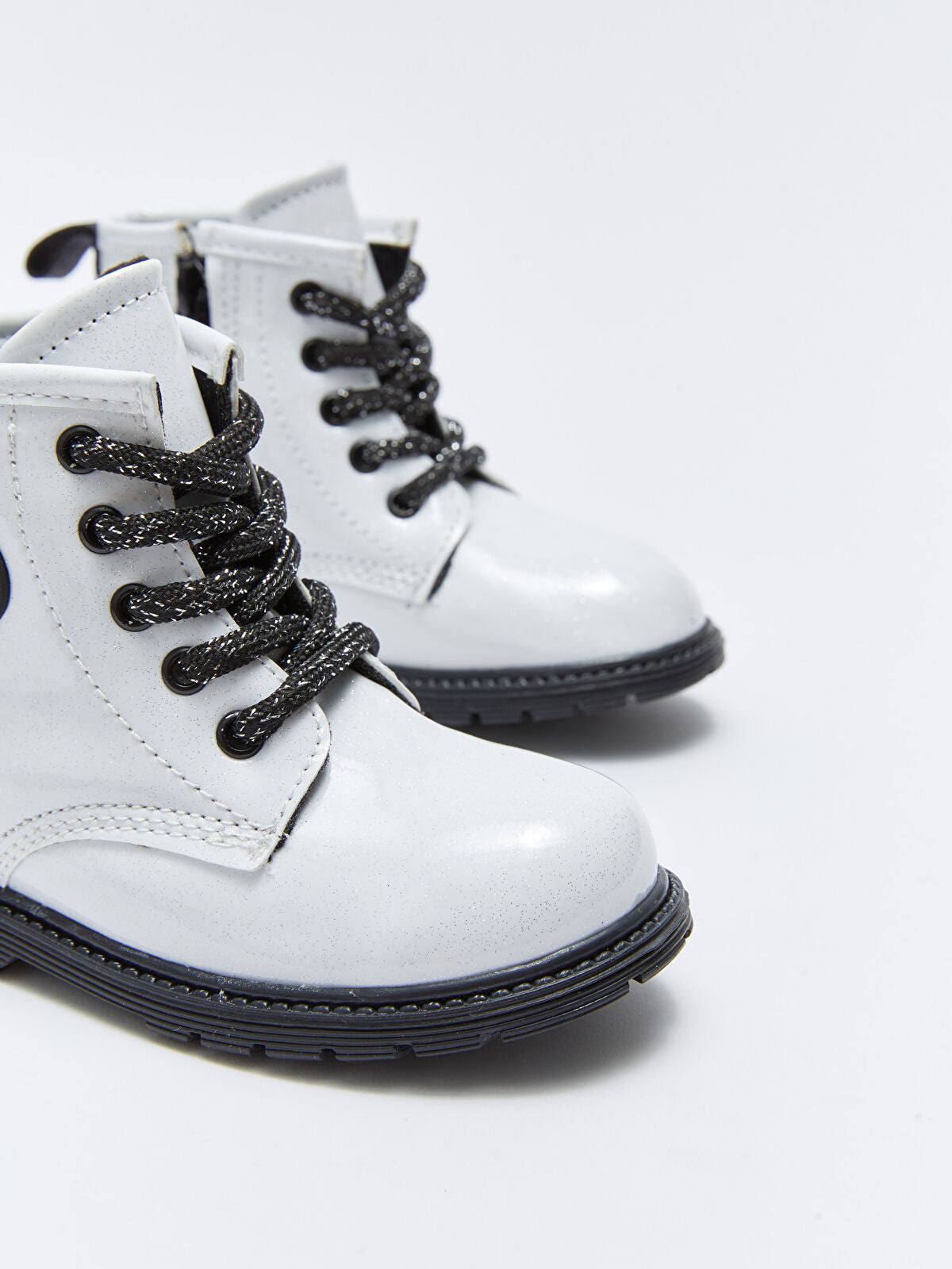 Leather-Look Zip-Up Boys' Boot