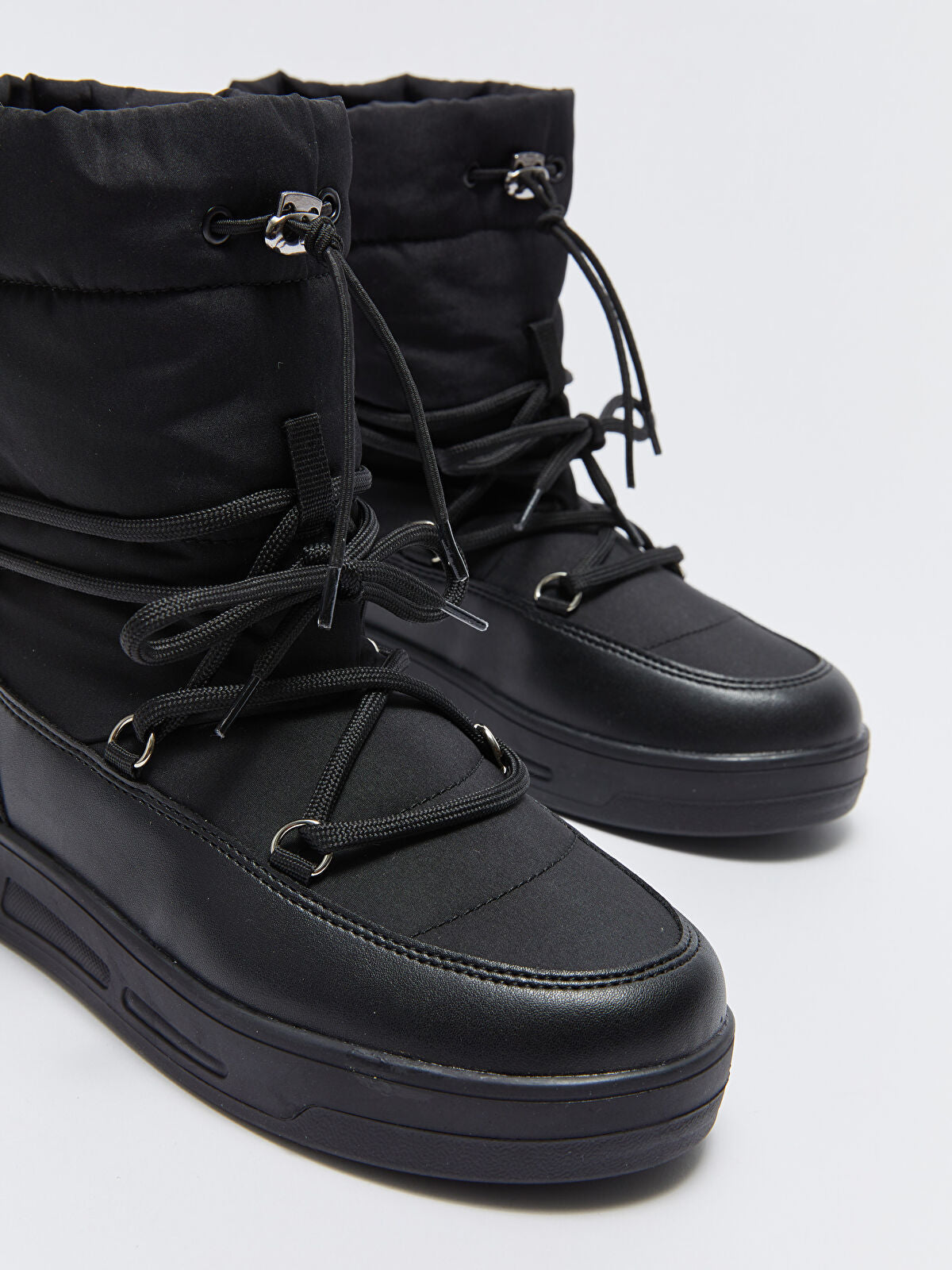 Knotted Thick Sole Women Fur Boot