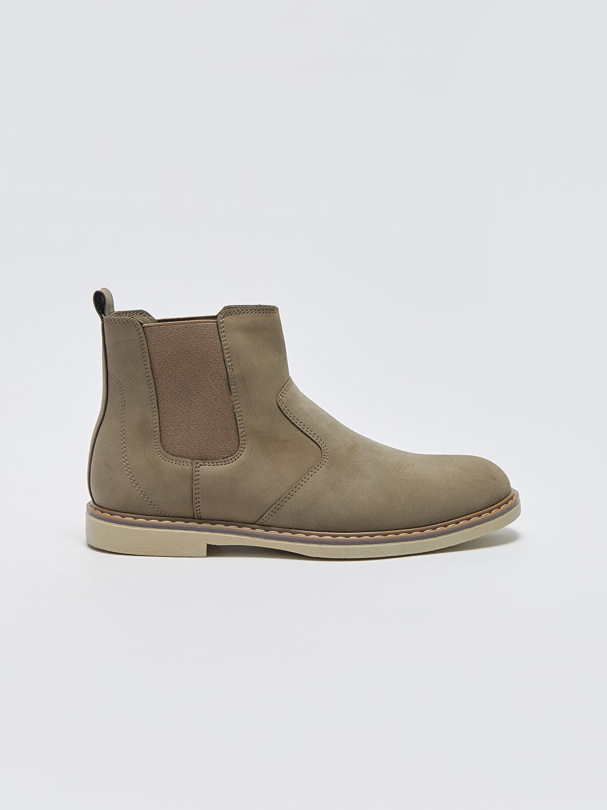 Sheepskin-Look Ankle Boot for Men