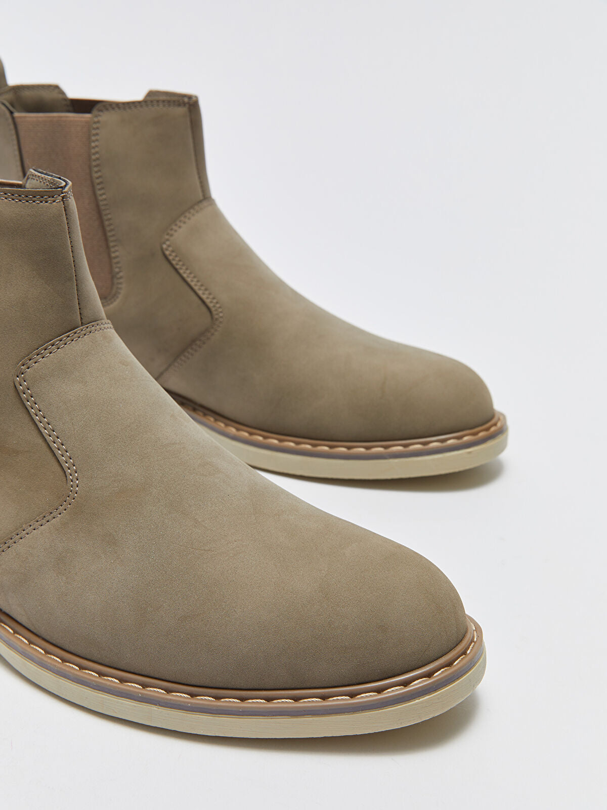 Sheepskin-Look Ankle Boot for Men