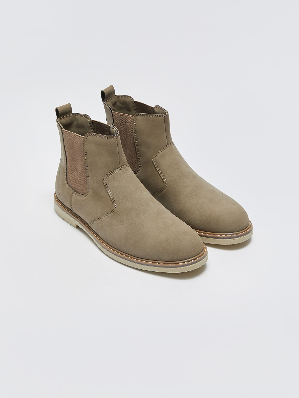 Sheepskin-Look Ankle Boot for Men