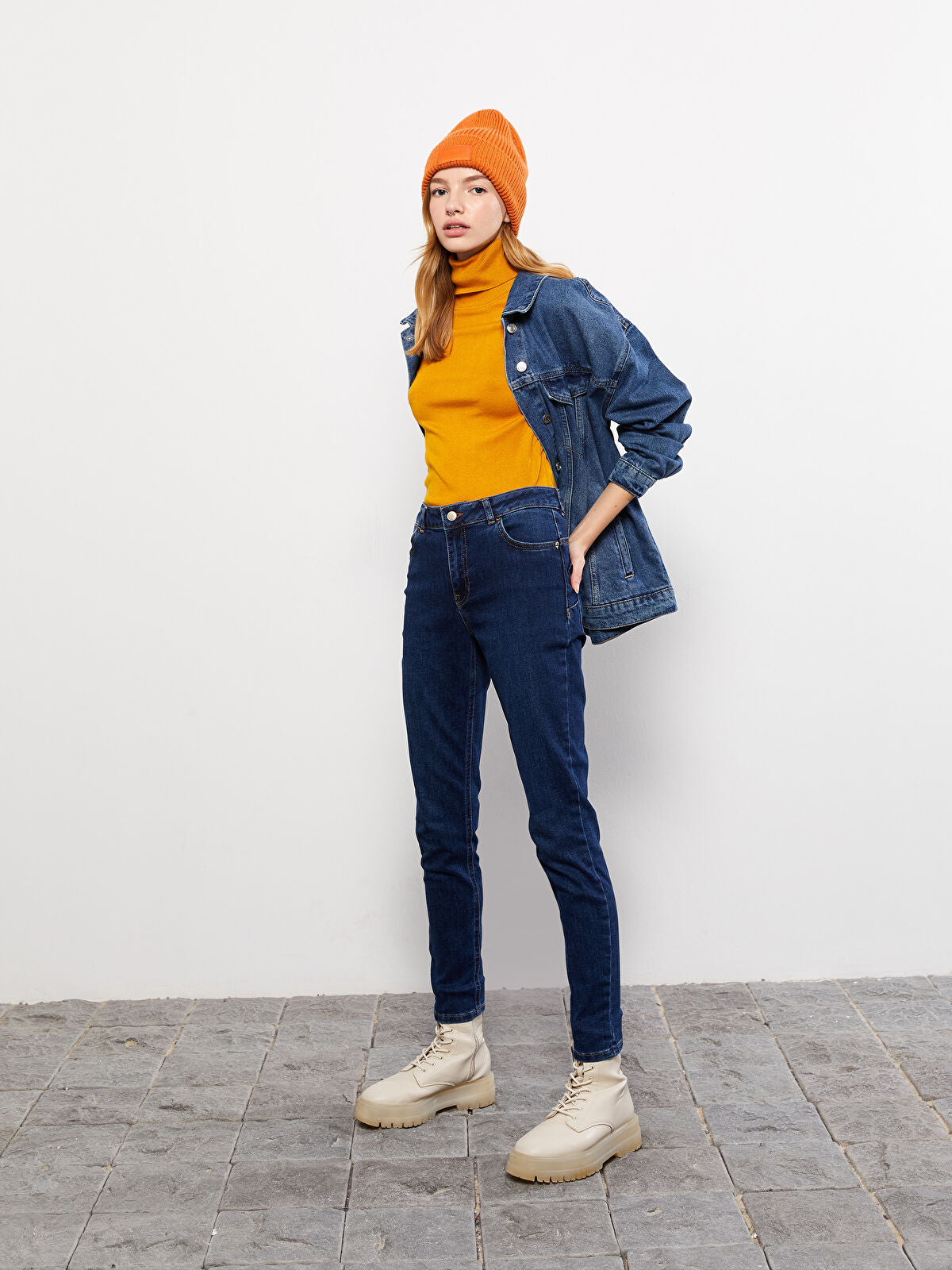 High Waist Mercury Slim Fit Women's Jeans Pants