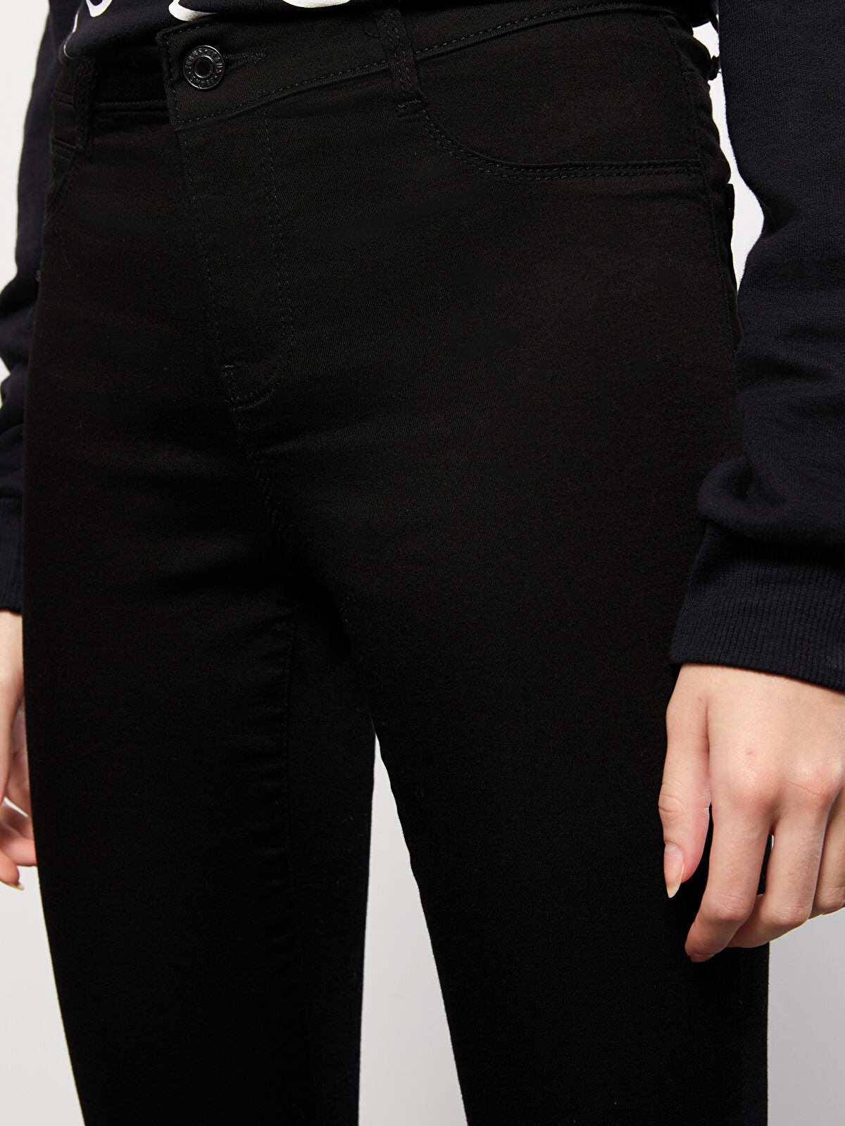LCW Jeans Black Jupiter Super Skinny Fit Women's Jean Trousers
