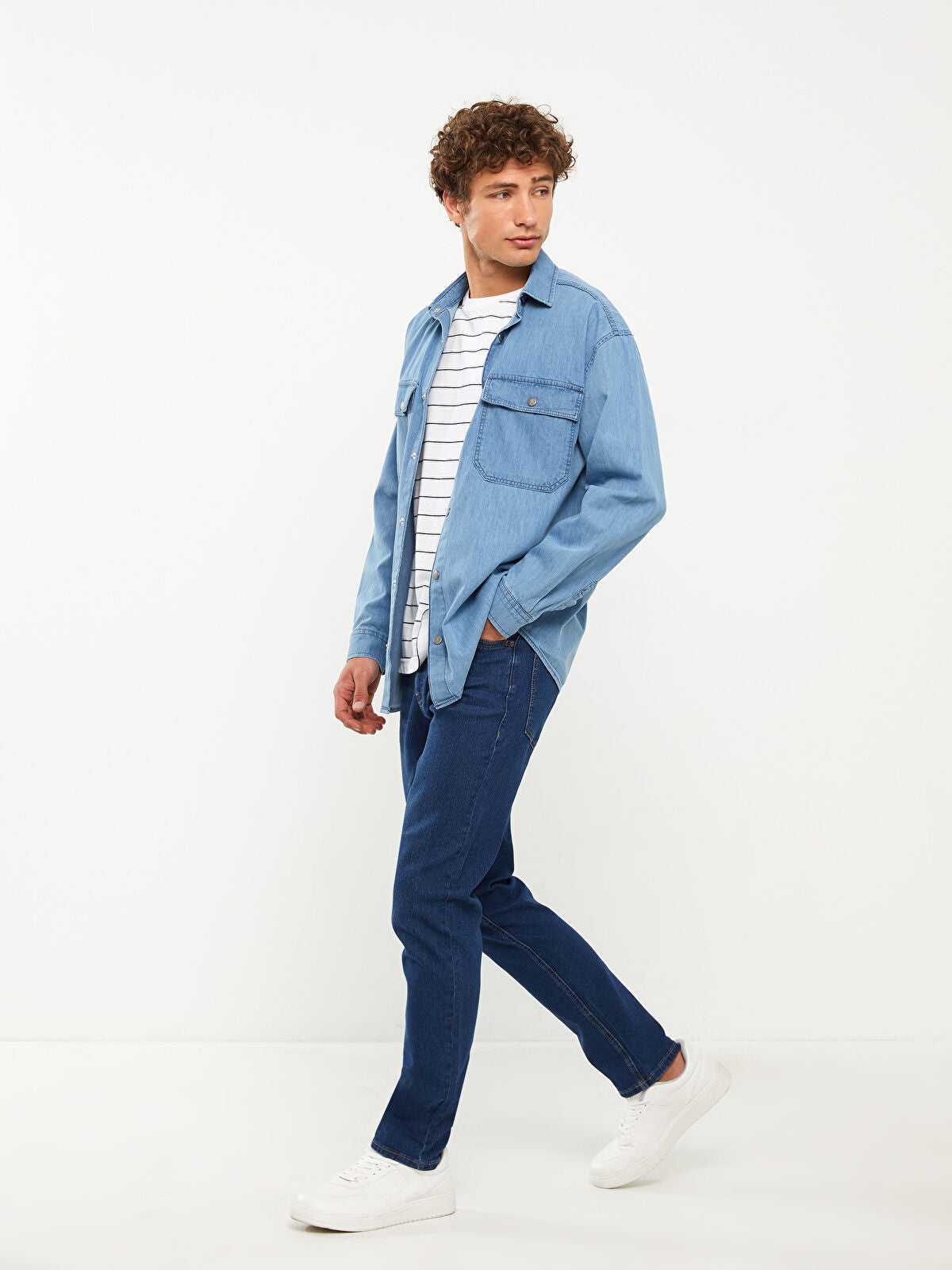 750 Slim Fit Men's Woven Jean Pantalon
