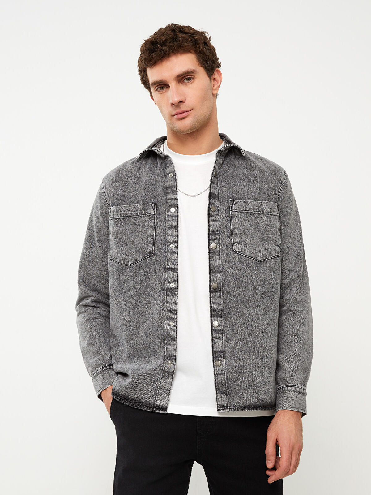 LCW Standard Fit Men's Indigo Jean Waistcoat