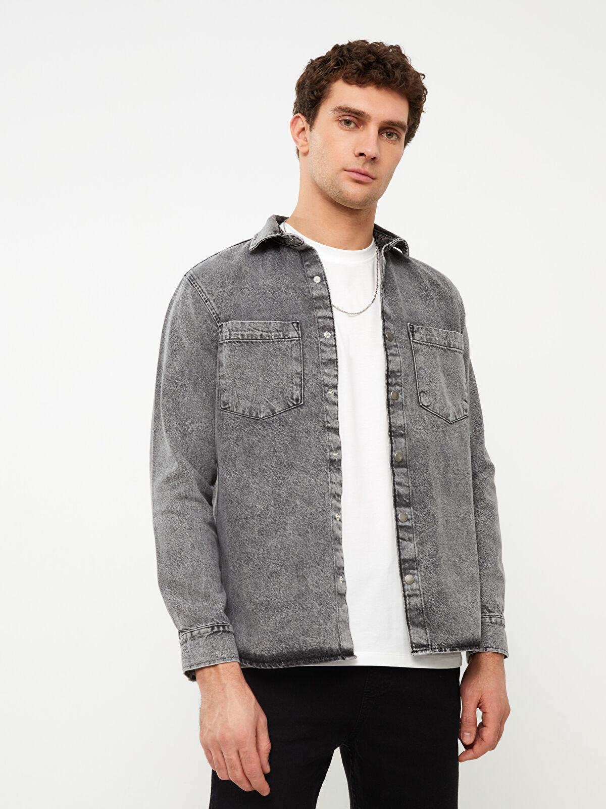 LCW Standard Fit Men's Indigo Jean Waistcoat