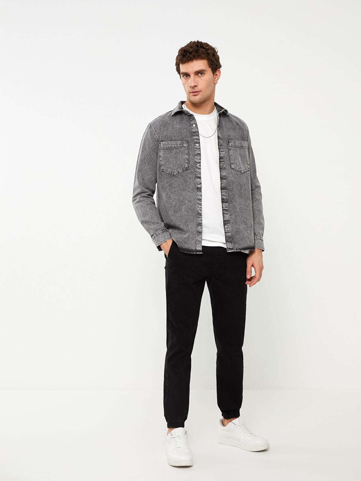 LCW Standard Fit Men's Indigo Jean Waistcoat