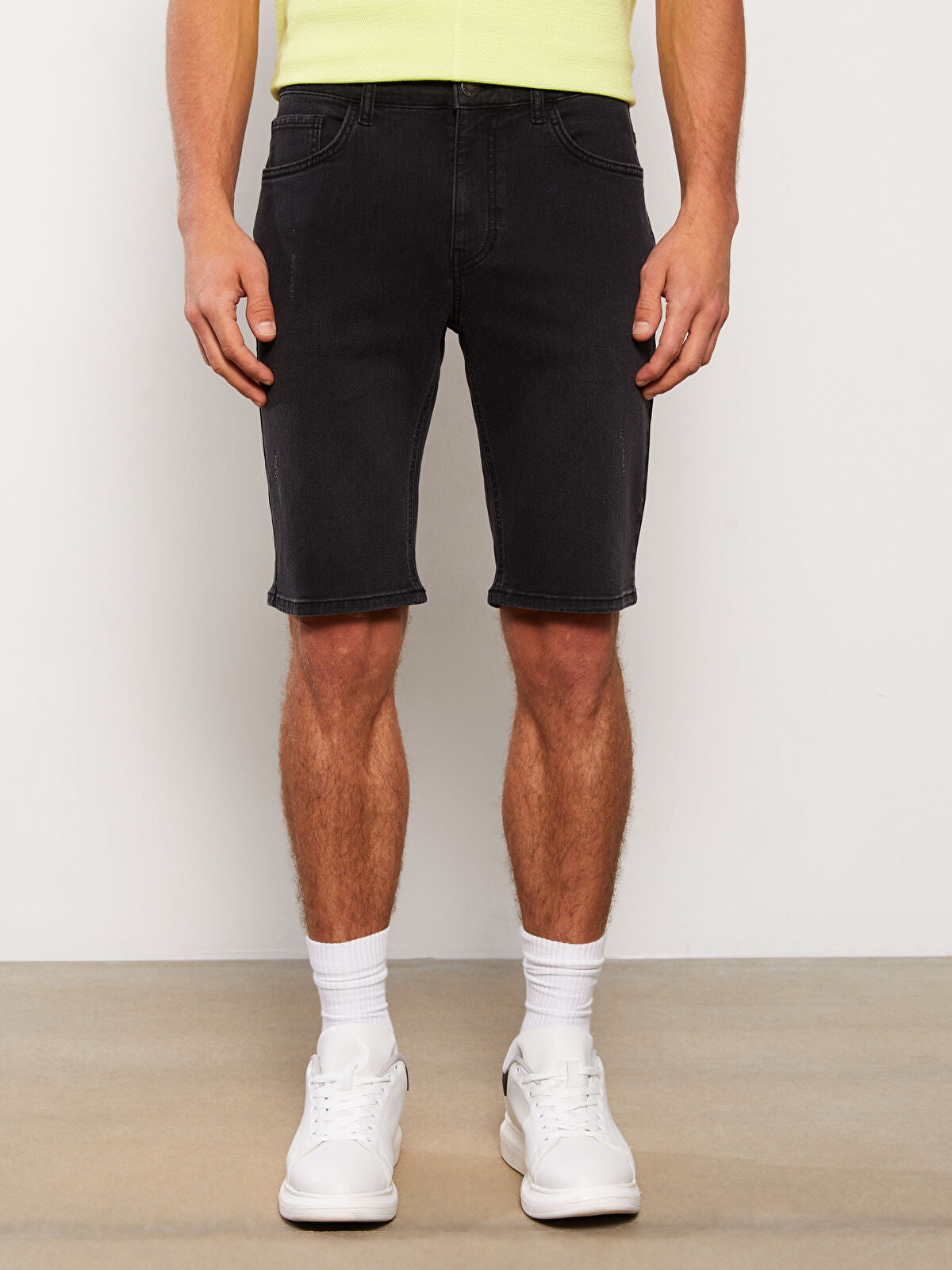 Super Skinny Fit Men Jeans Shorts