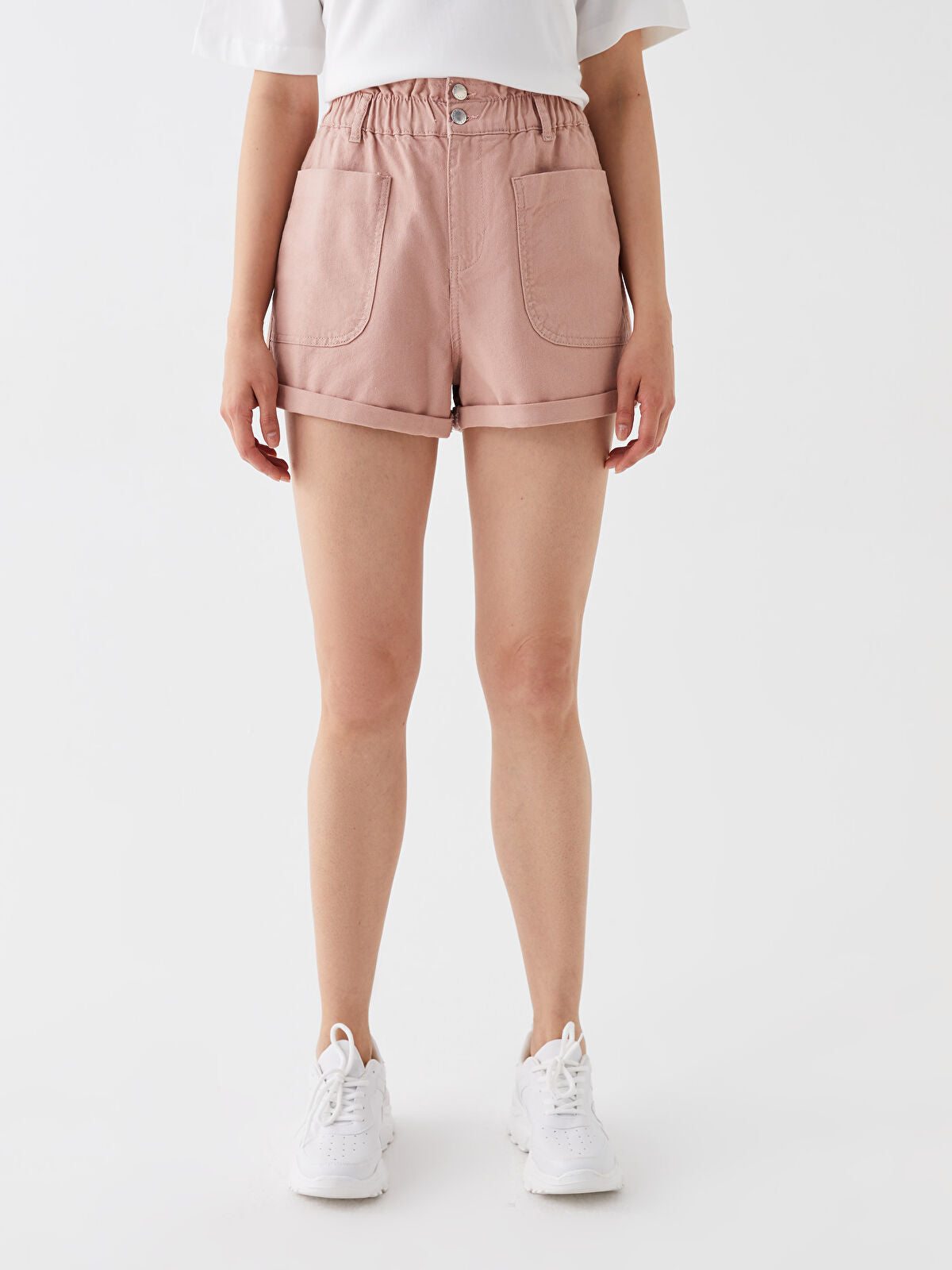 Comfortable Elastic Women's Jeans Short