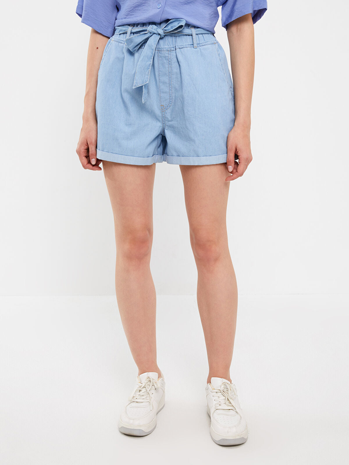 High Waist Comfortable Women's Denim Shorts