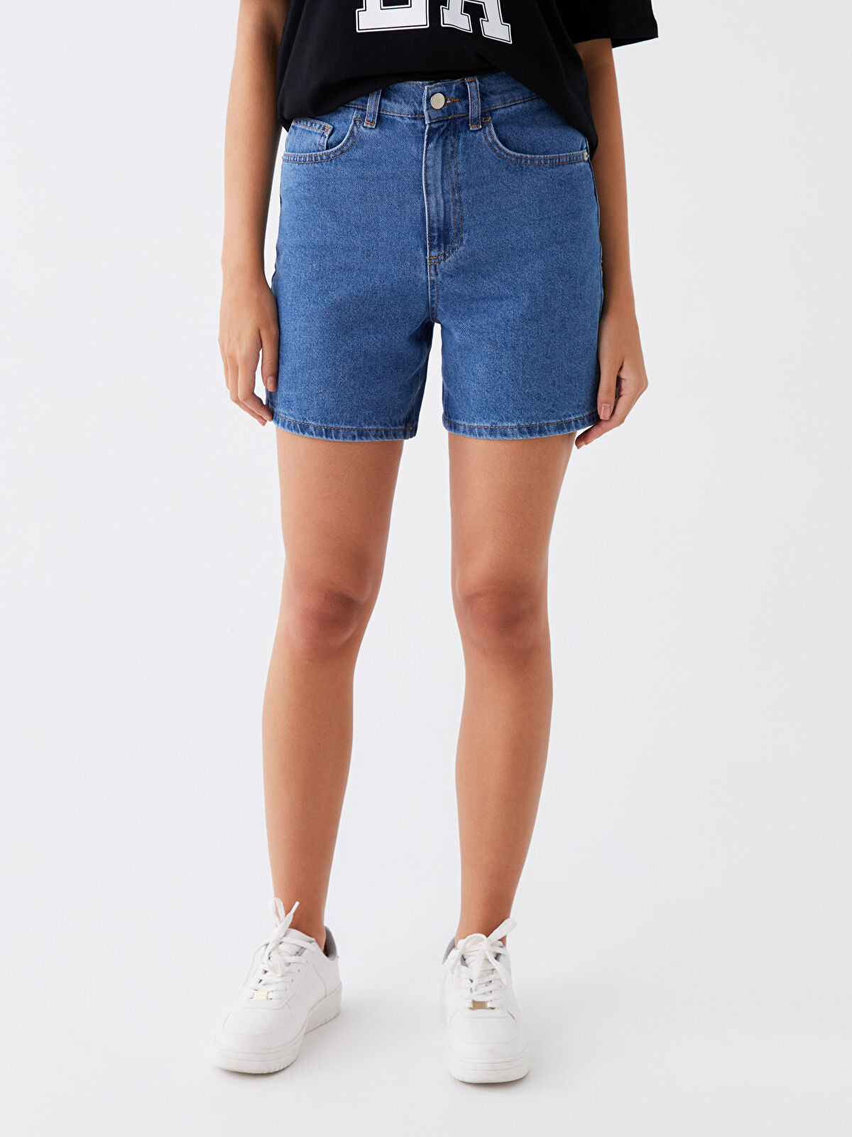 Bermuda Fit Women's Jeans Shorts