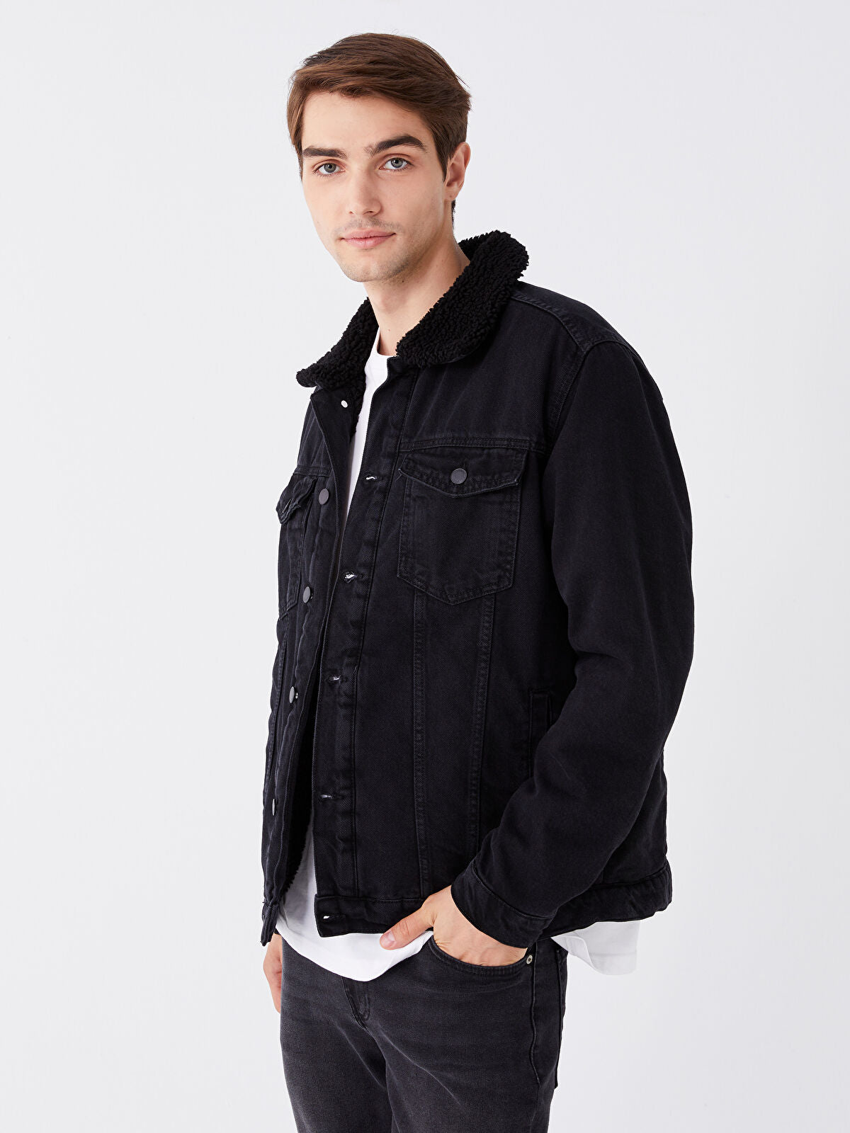 LCW Standard Fit Men's Indigo Jean Waistcoat