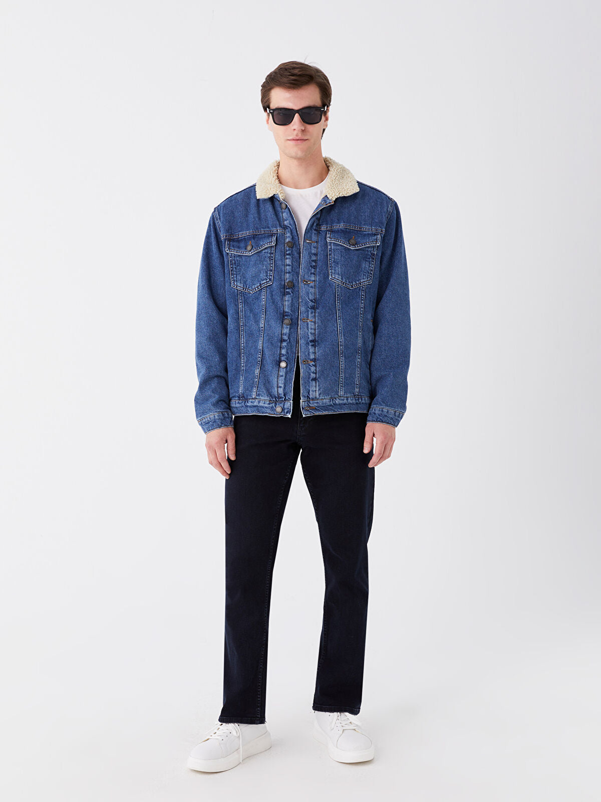 LCW Standard Fit Men's Indigo Jean Waistcoat