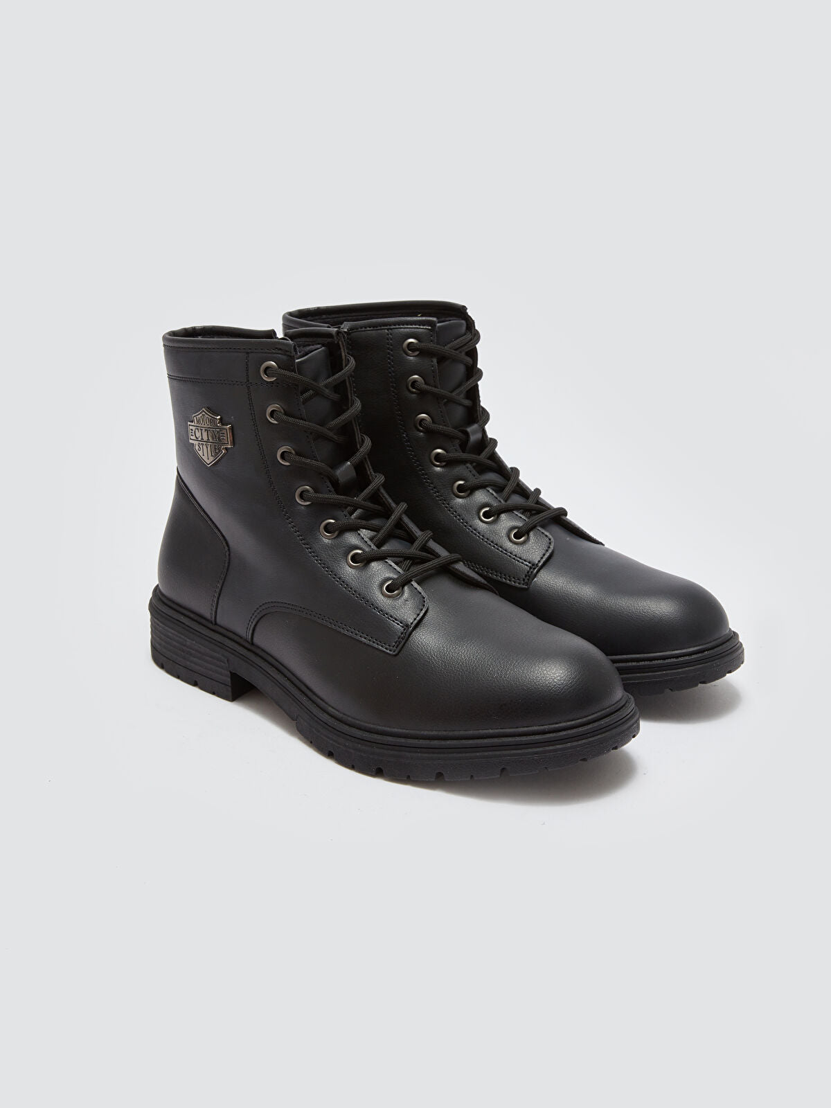 Leather-Look Men's Boot