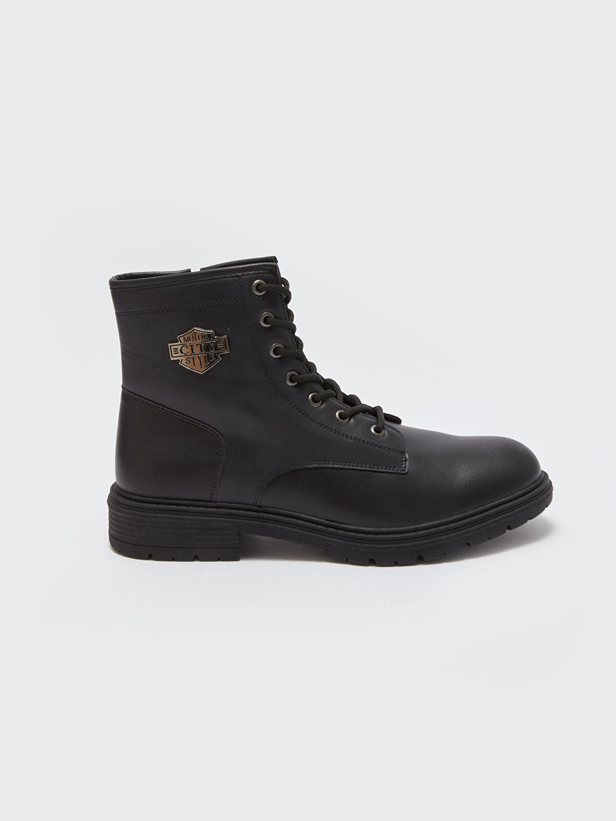 Leather-Look Men's Boot