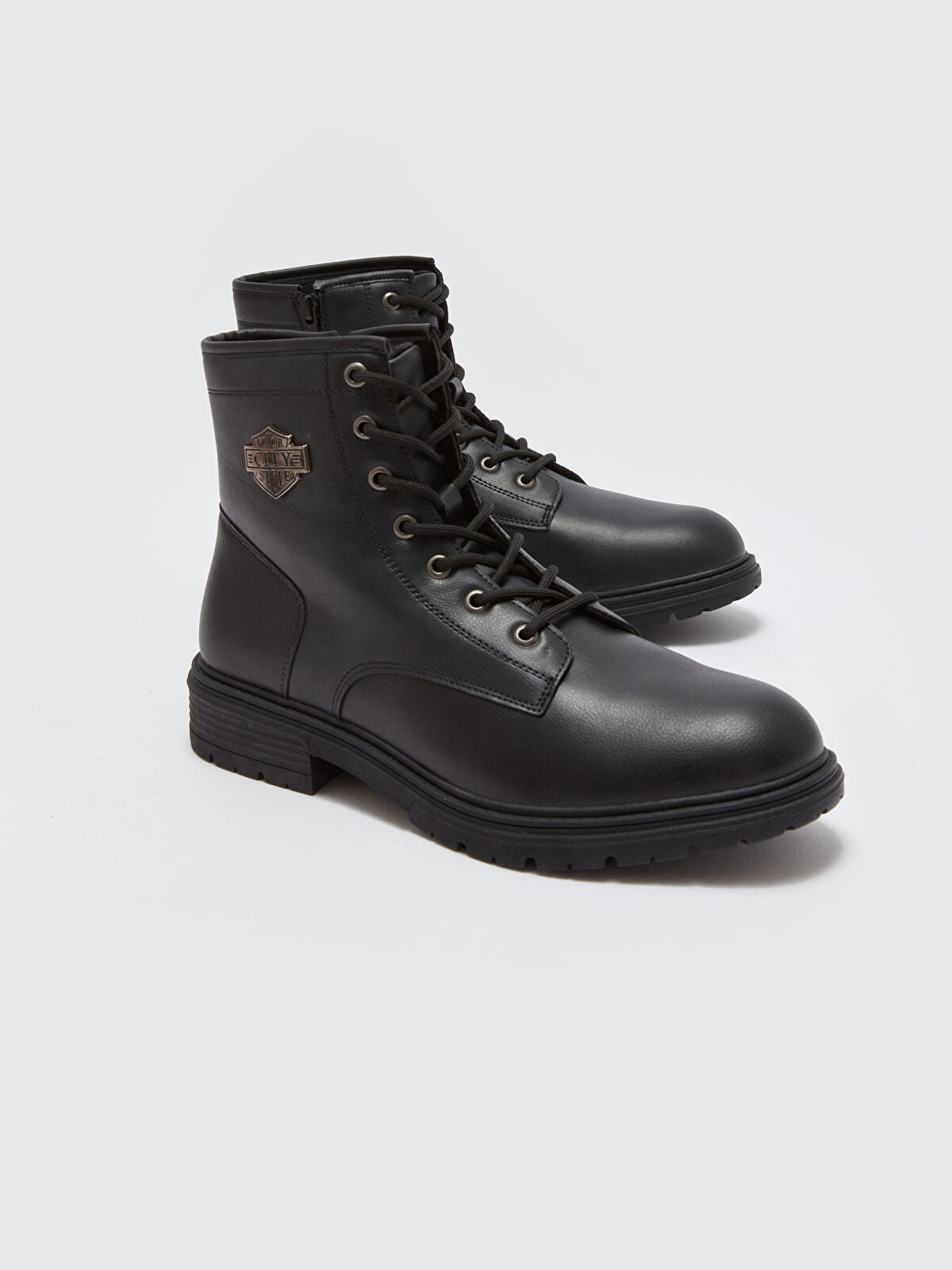 Leather-Look Men's Boot