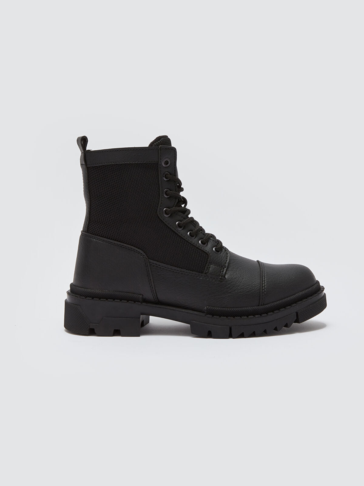 Leather-Look Ankle Boots for Men