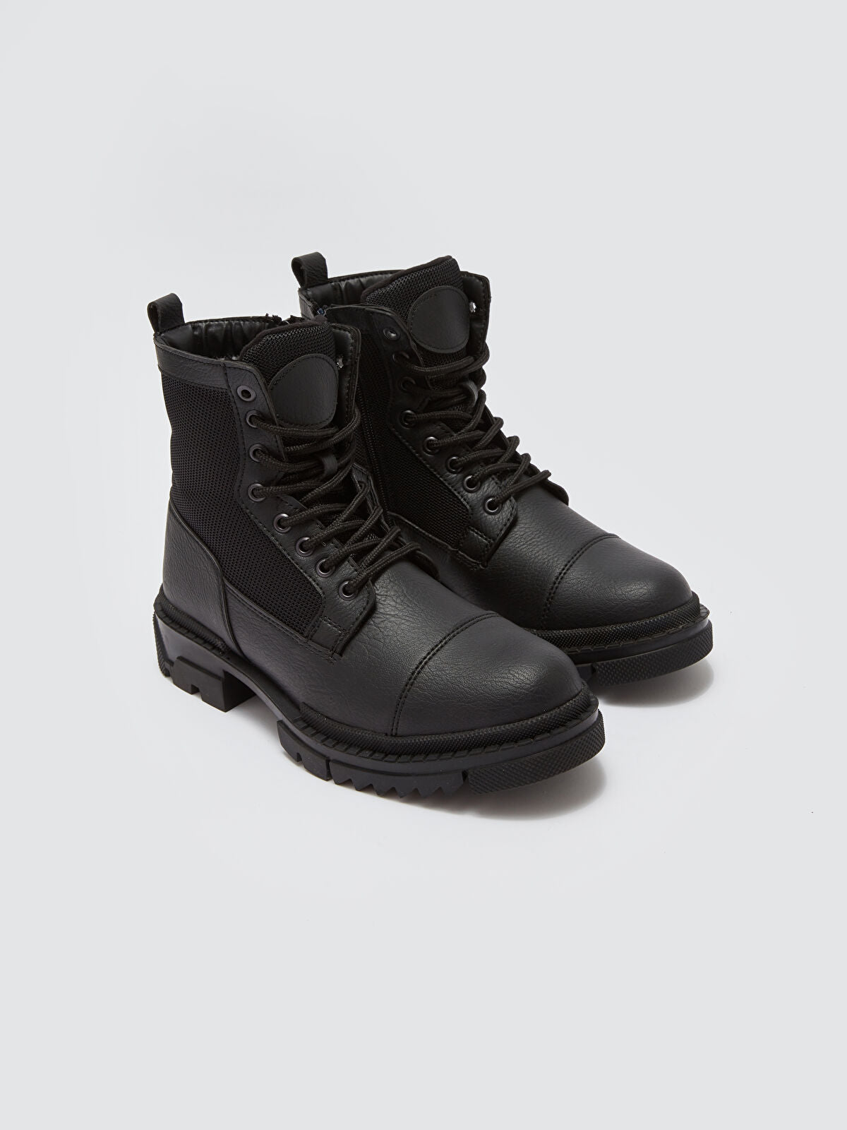 Leather-Look Ankle Boots for Men