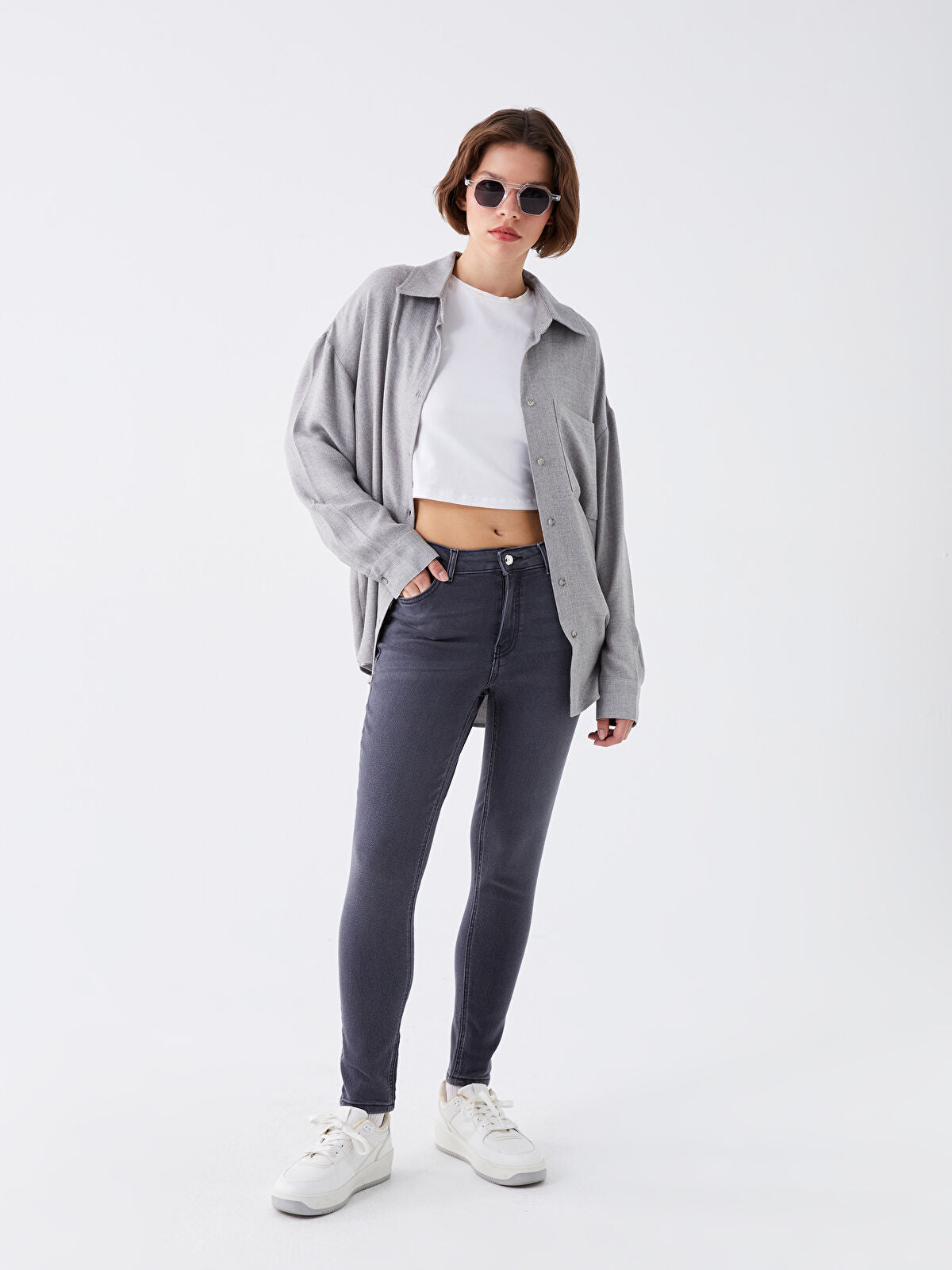High Waist Push Up Women's Jean Pants