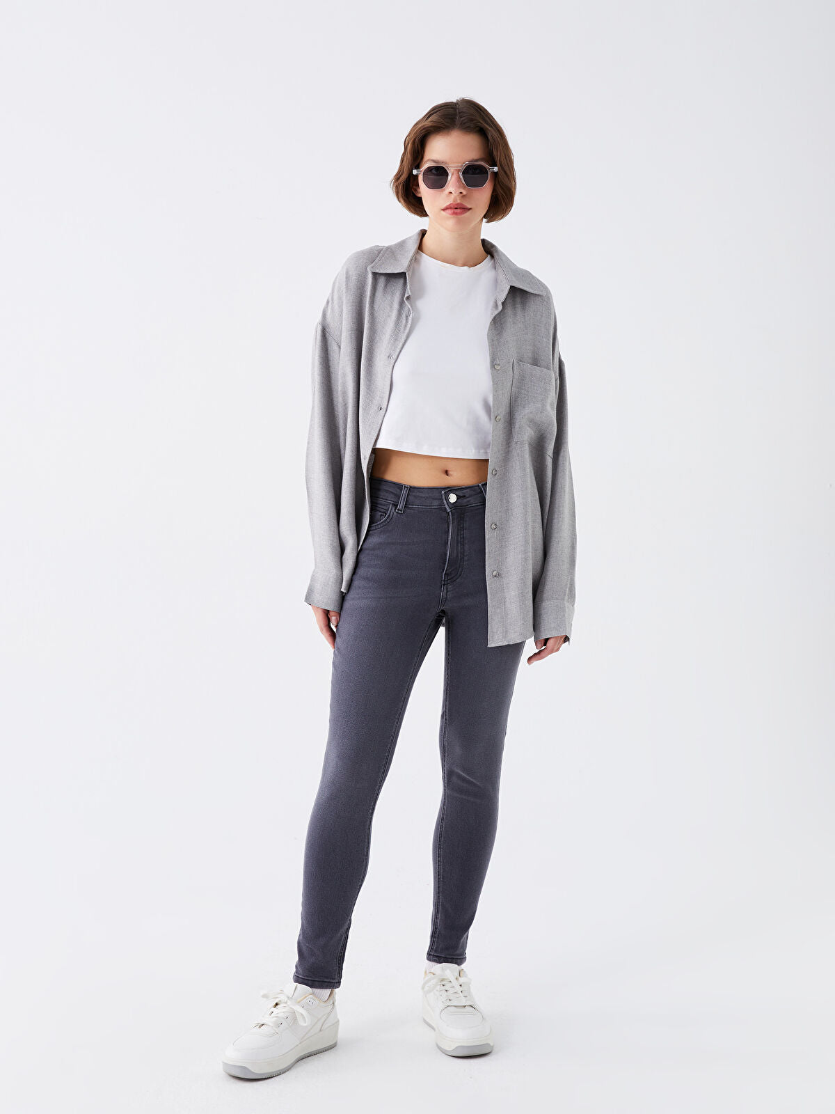 High Waist Push Up Women's Jean Pants