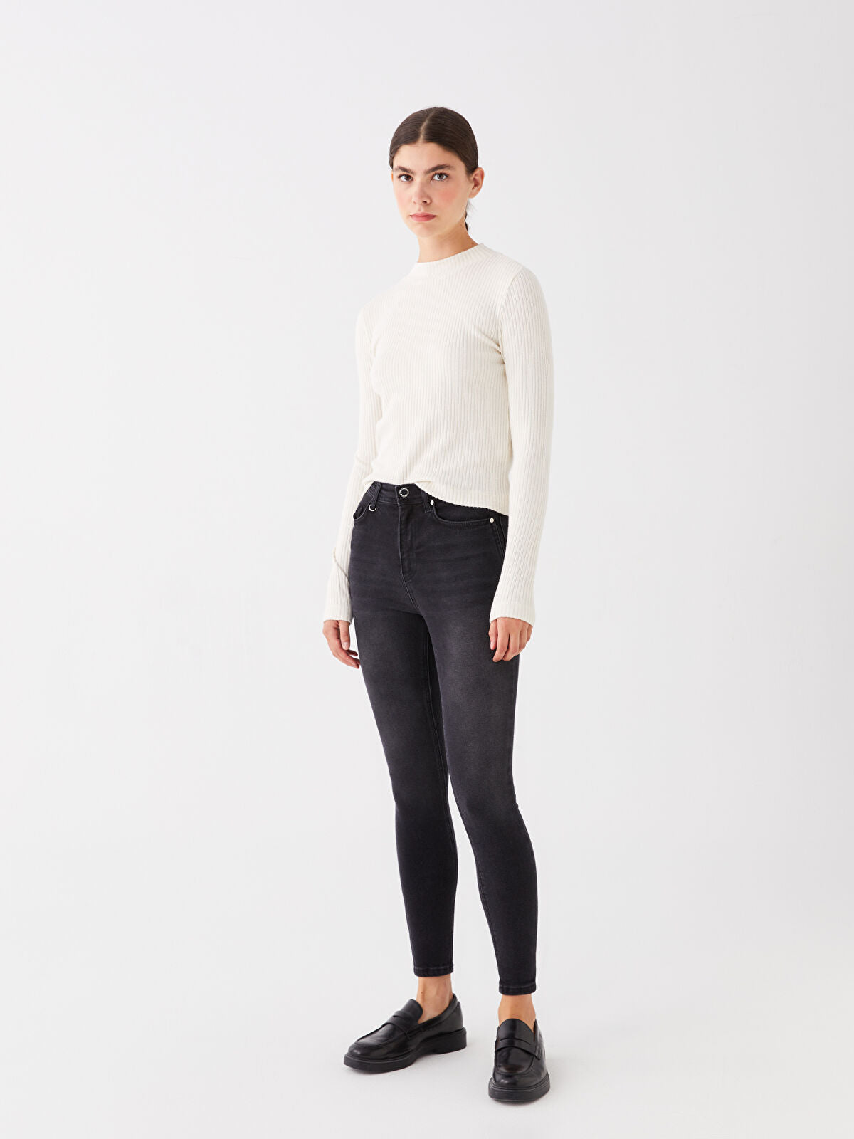 High Waist Jupiter Super Slim-fit Women's Jeans Pants