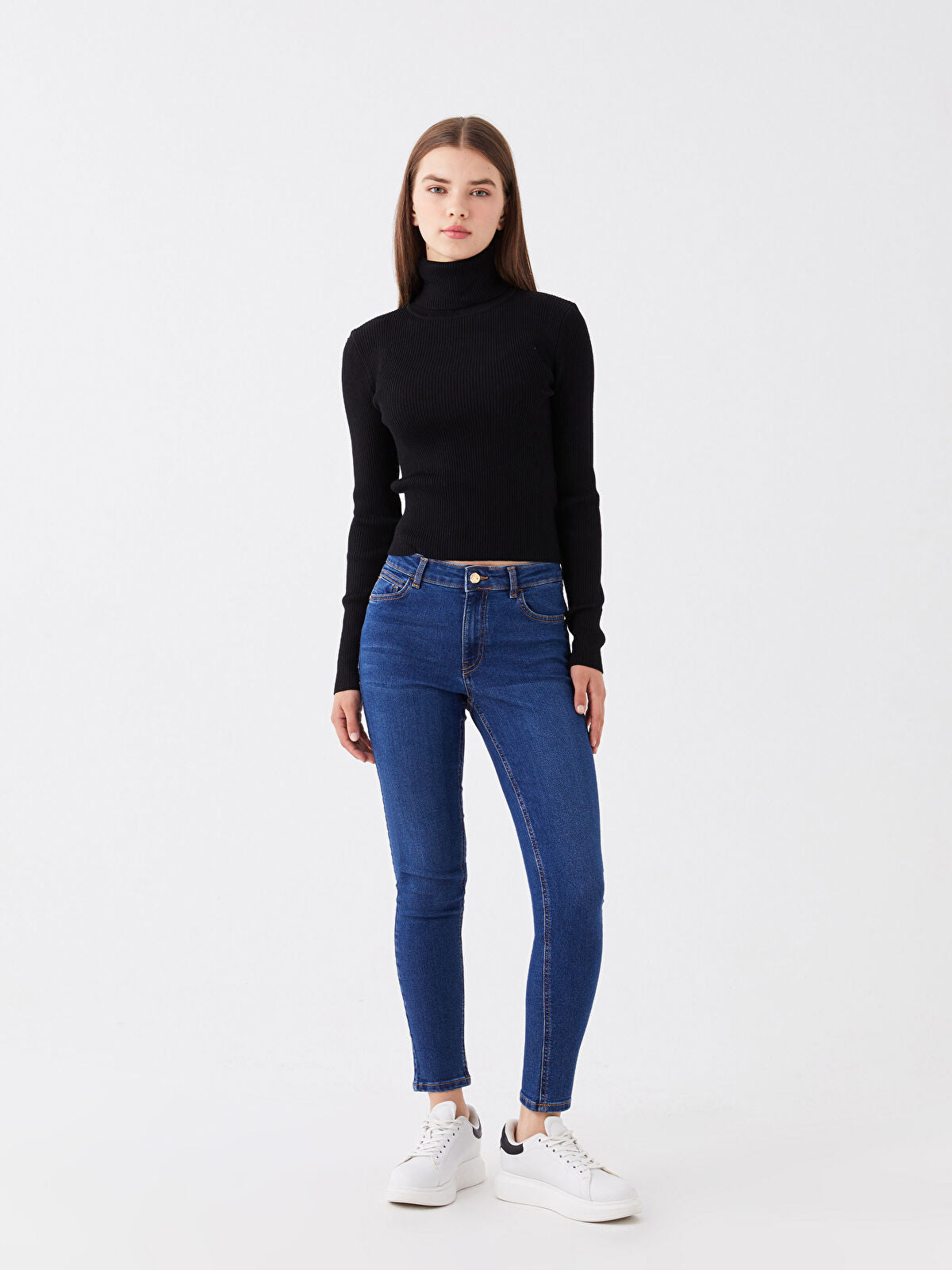 High Waist Push Up Women's Jean Pants