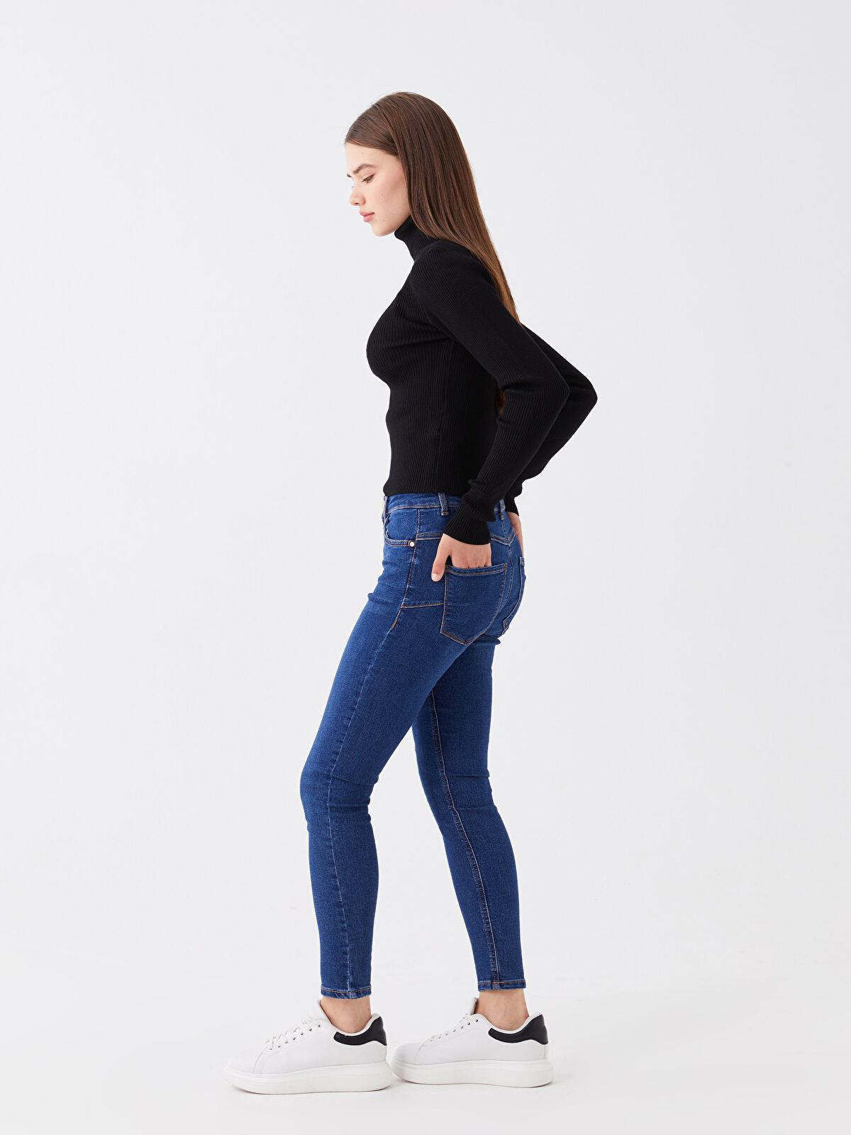 High Waist Push Up Women's Jean Pants