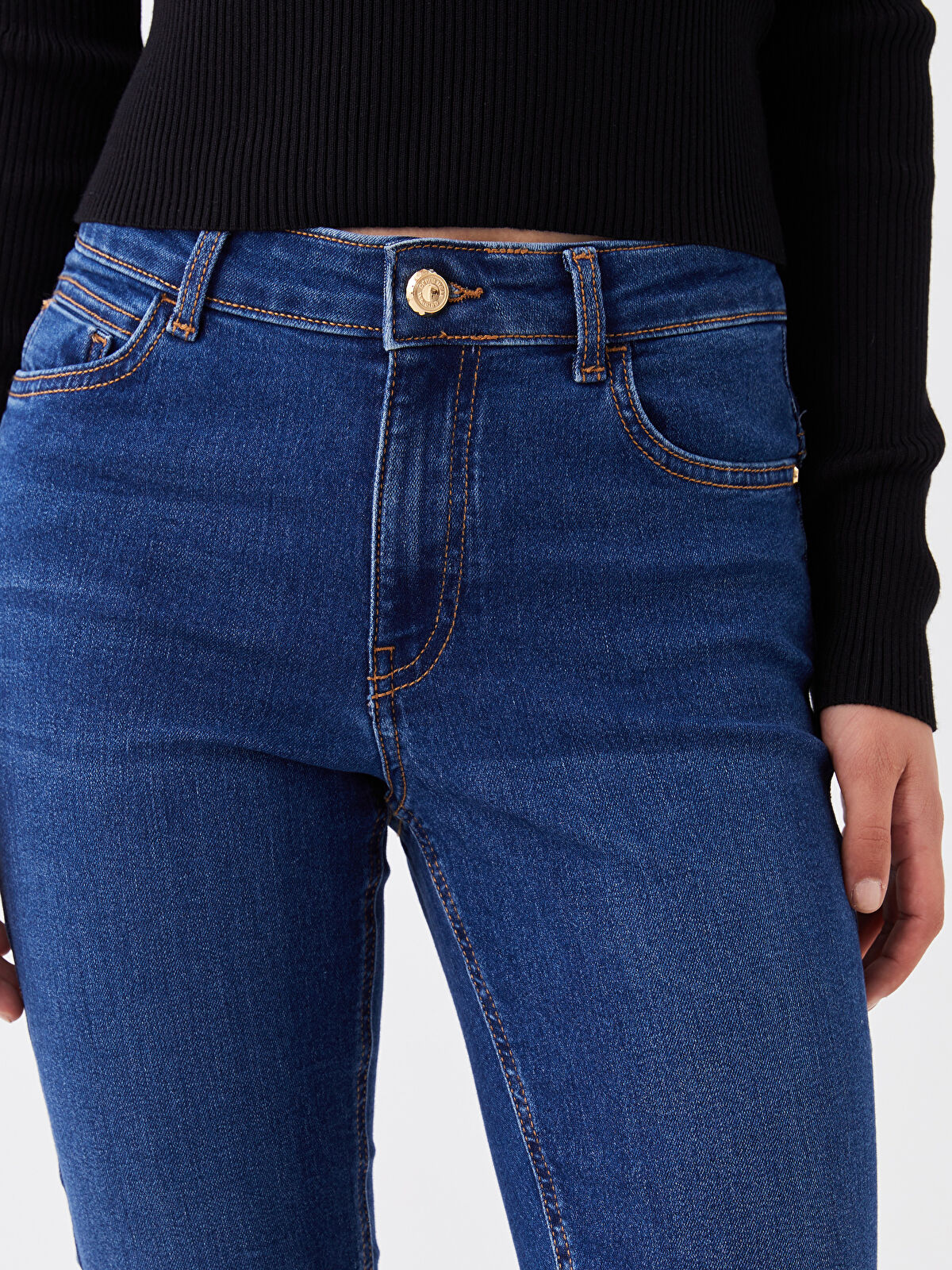High Waist Push Up Women's Jean Pants